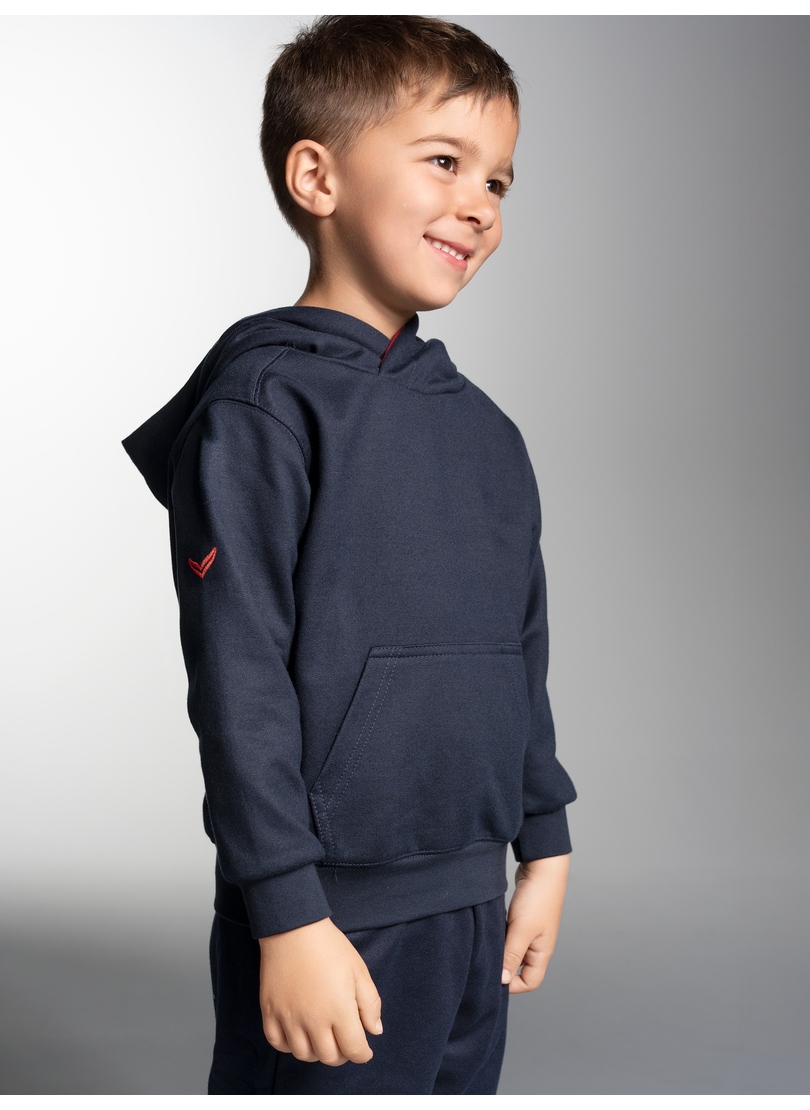 Trigema Sweatshirt »TRIGEMA Kapuzenpullover mit Kängurutasche«
