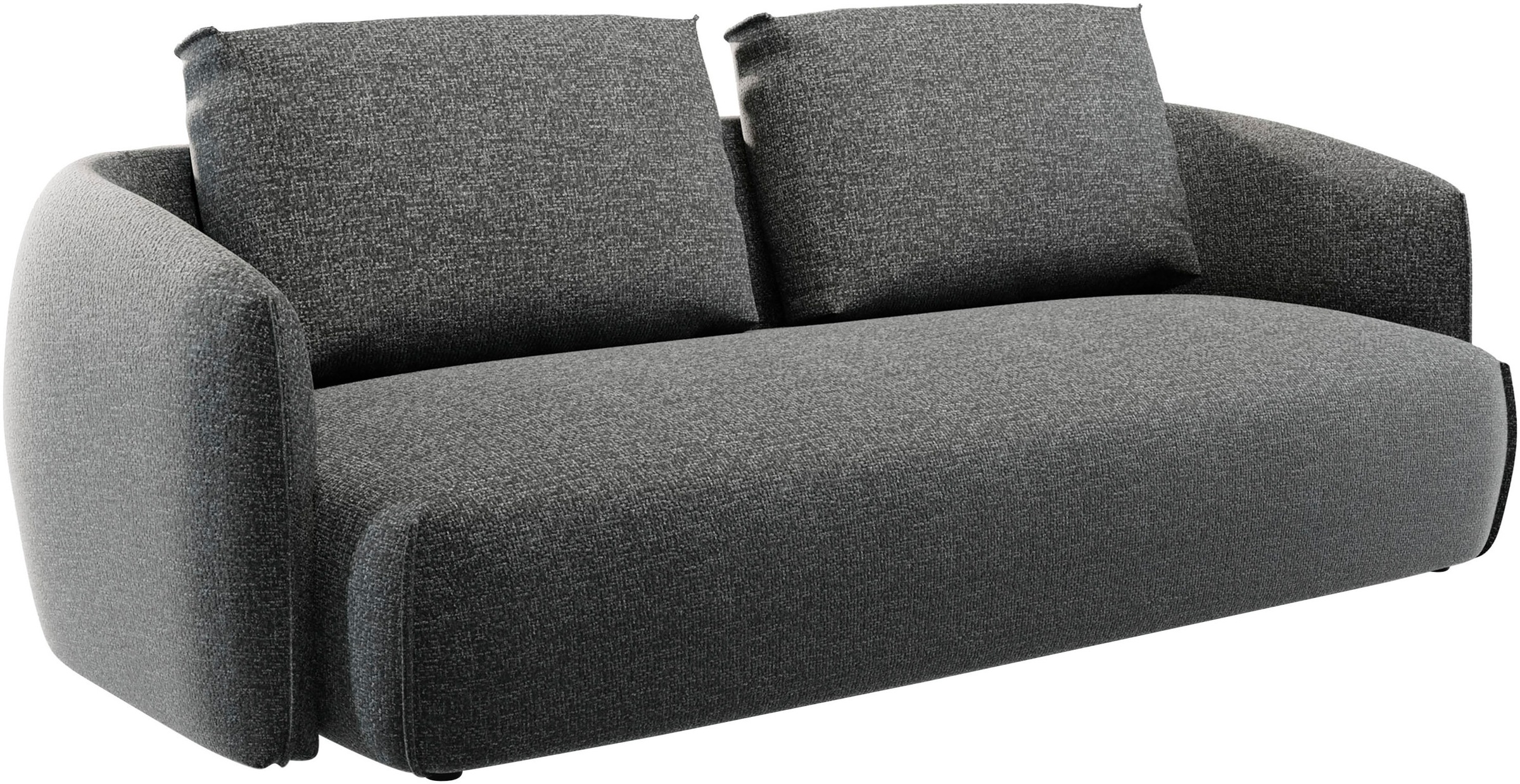 Guido Maria Kretschmer Home&Living 3-Sitzer »Shawn Designsofa mit elegant geschwungen Armlehnen, bequem«, organischer Form, mit hochwertigem Bezug