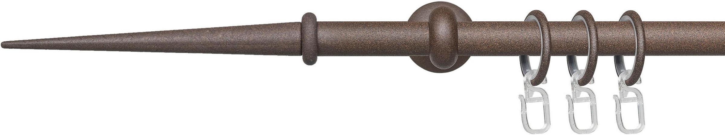 Liedeco Gardinenstange »Esp Spitze« Ø 16 mm 1 läufig-läufig Fixmaß 1-läufig günstig online kaufen