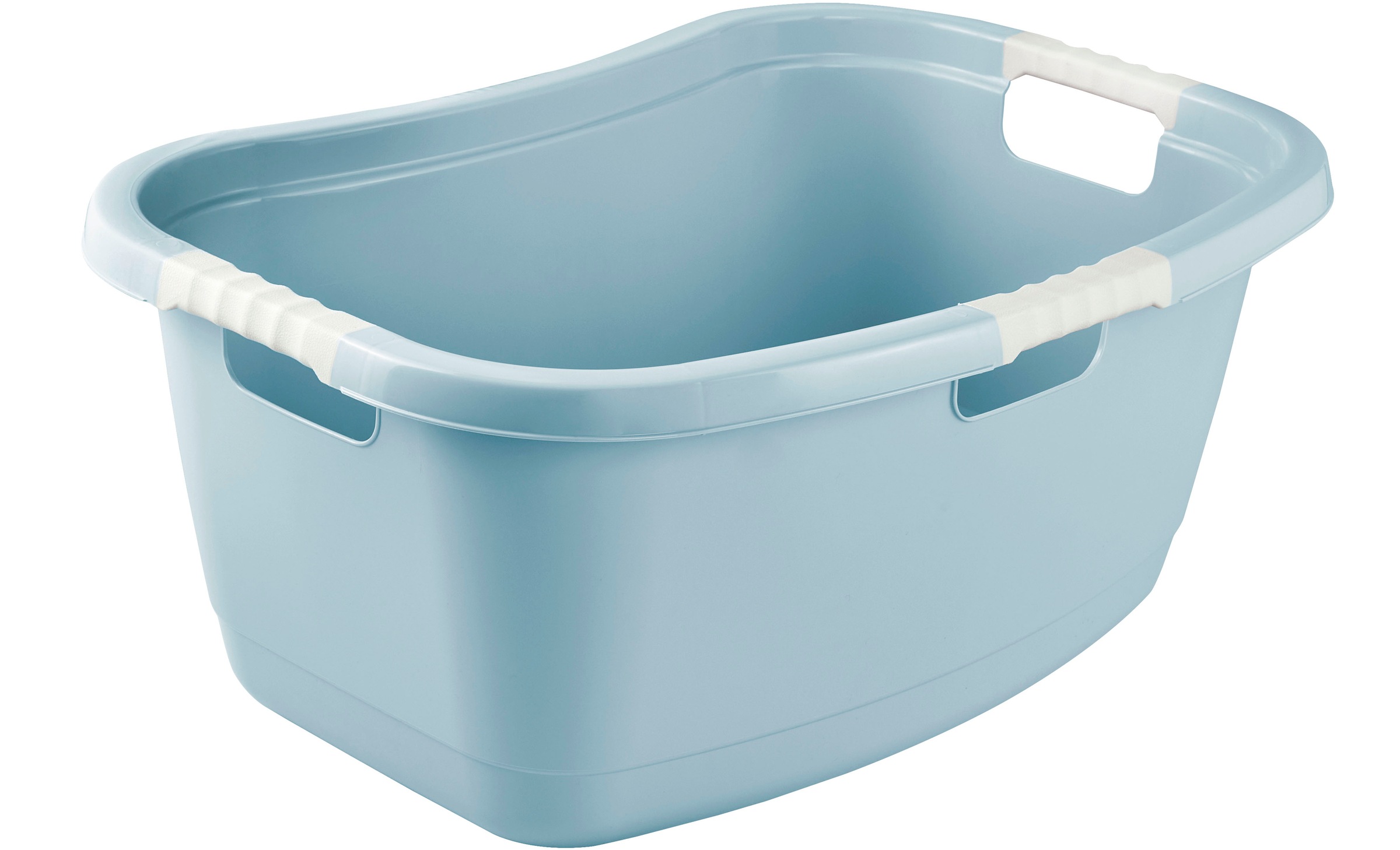 keeeper Wäschewanne »janne, ergonomisch, mit Softgriffen, 65 x 45 x 28 cm, 50 l« Wäschekorb, Wanne in Nierenform