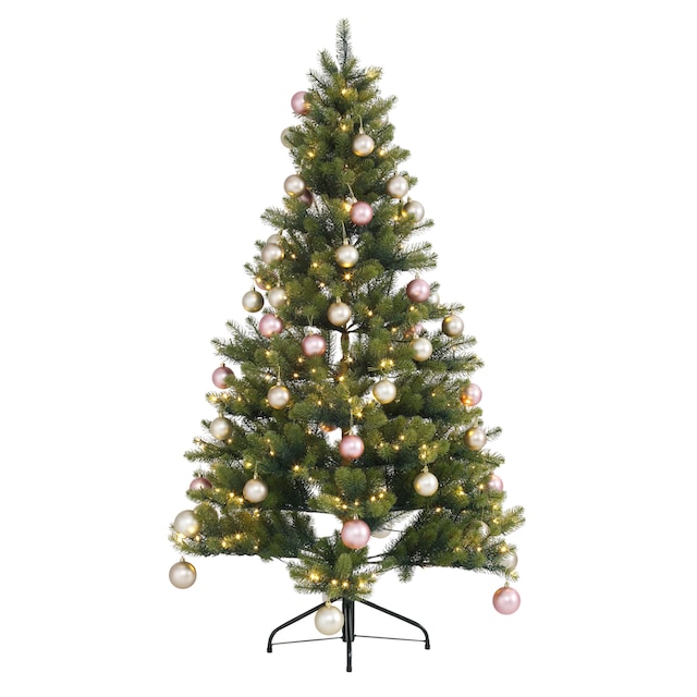 geschmückt«, Kugeln »Fertig mit Künstlicher LED Creativ Beleuchtung bei online Weihnachtsbaum und deco 60