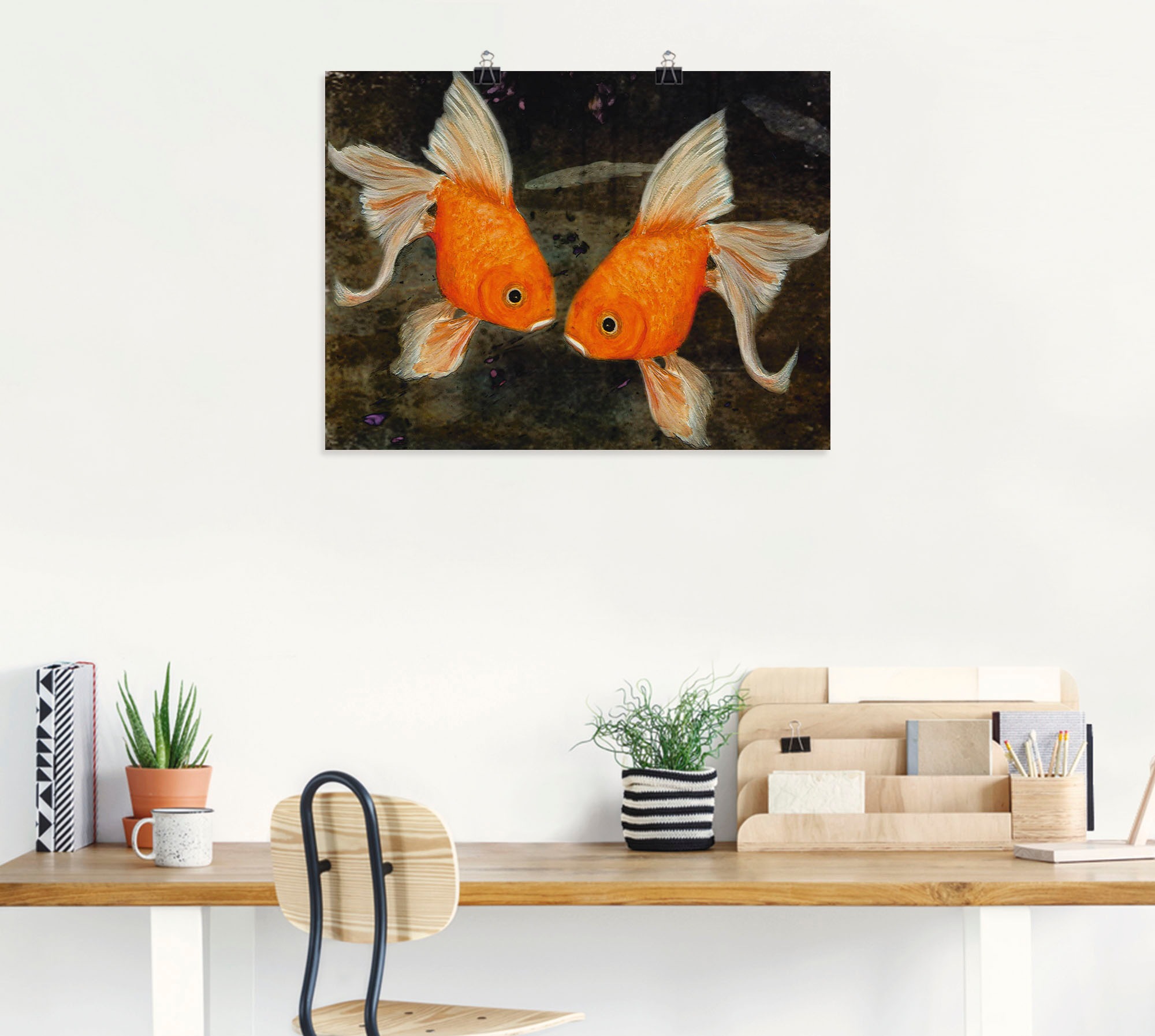 Artland Wandbild »Turtelfische«, Wassertiere, (1 St.), als Leinwandbild, Poster, Wandaufkleber in verschied. Größen