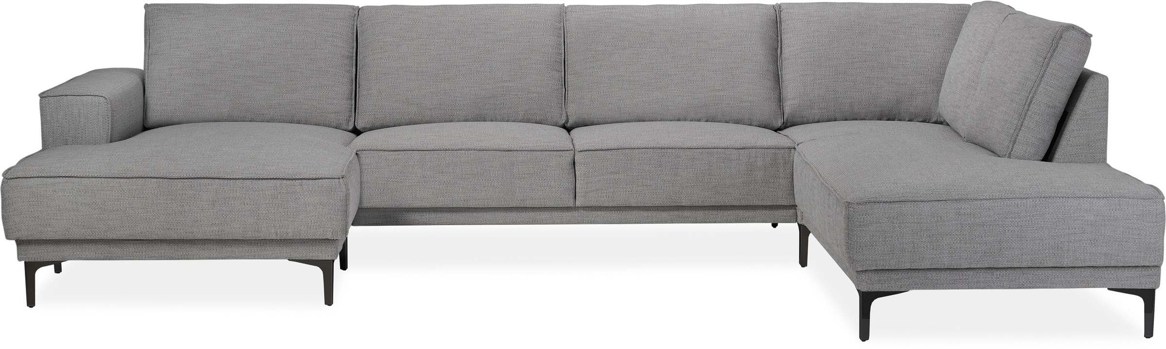 OTTO home Wohnlandschaft »XXL Sofa Oland, Struktur, Flachgewebe, Luxus-Micr günstig online kaufen