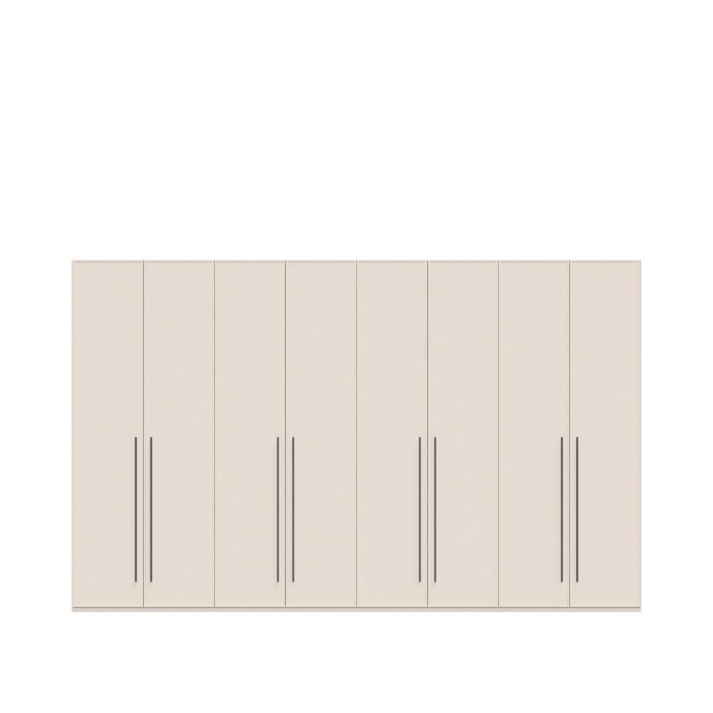 Places of Style Drehtürenschrank »Opera mit oder ohne Kranz inkl. LED-Bel.,B 227,272,317 oder 362 cm«, UV lackiert, Soft Close Funktion, Höhenverstellbare Füße