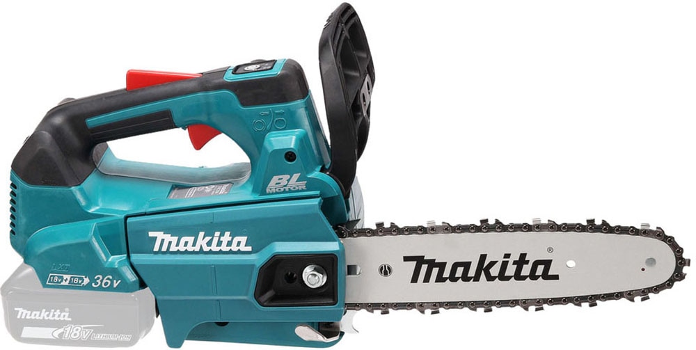Makita Akku-Kettensäge »»DUC256Z« 2x18V, 20 m/s, 25 cm, kompakt, ohne Akku und Ladegerät« bürstenlos,hohe Kettengeschwindigkeit für professionelle Baumpflege