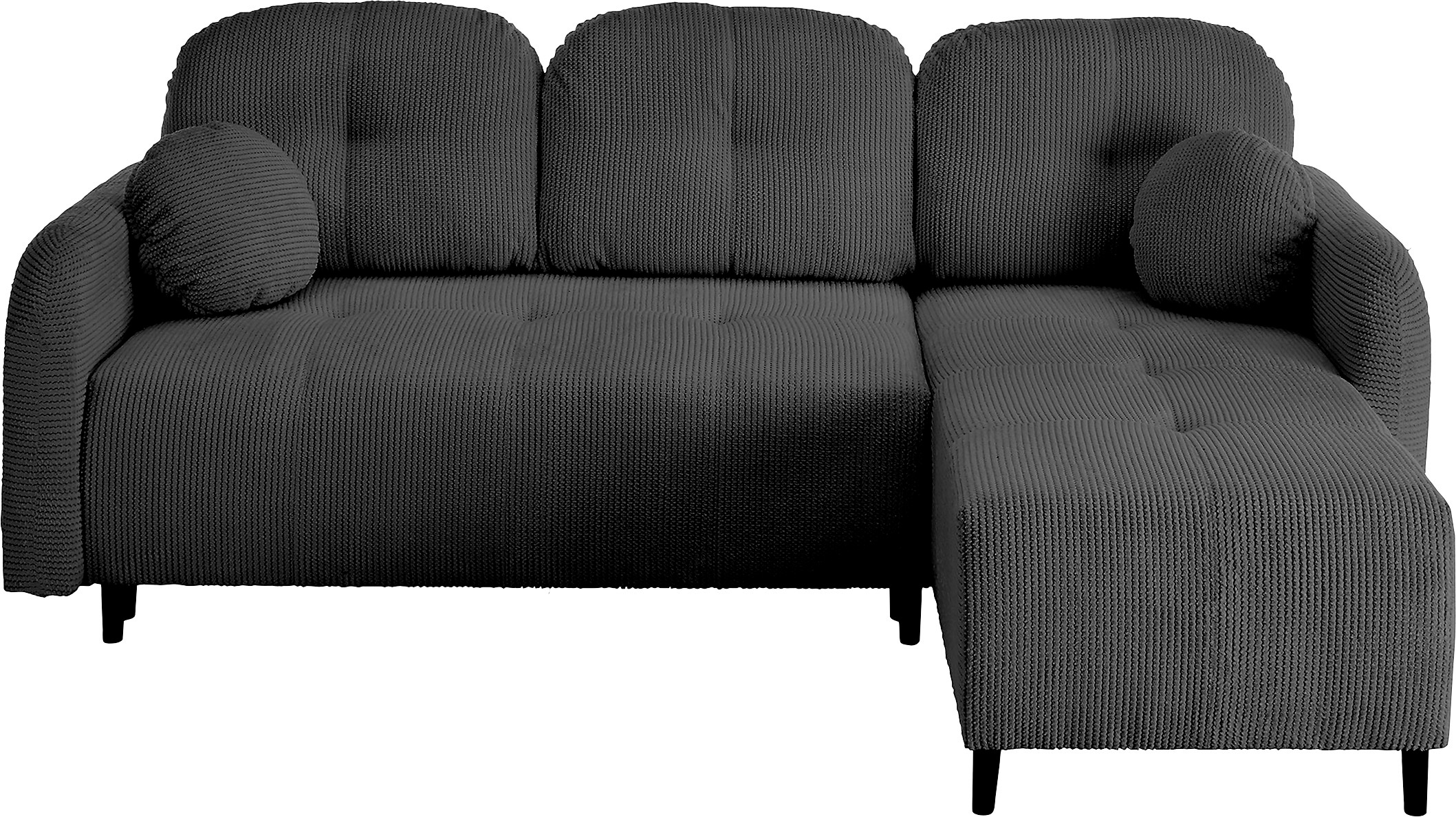 Leonique Ecksofa »BLAISE«, mit Bett-Funktion (Liegefläche 140/200 cm), Zier- und Rückenkissen
