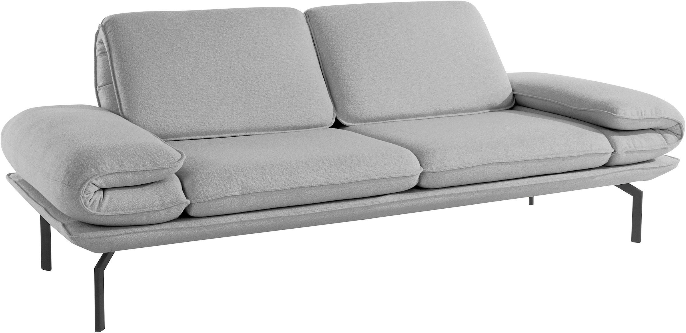 DOMO collection 2-Sitzer »New York«, Winkelfuß Raten wahlweise Metall mit auf mit bestellen Rückenfunktion, Arm- und aus
