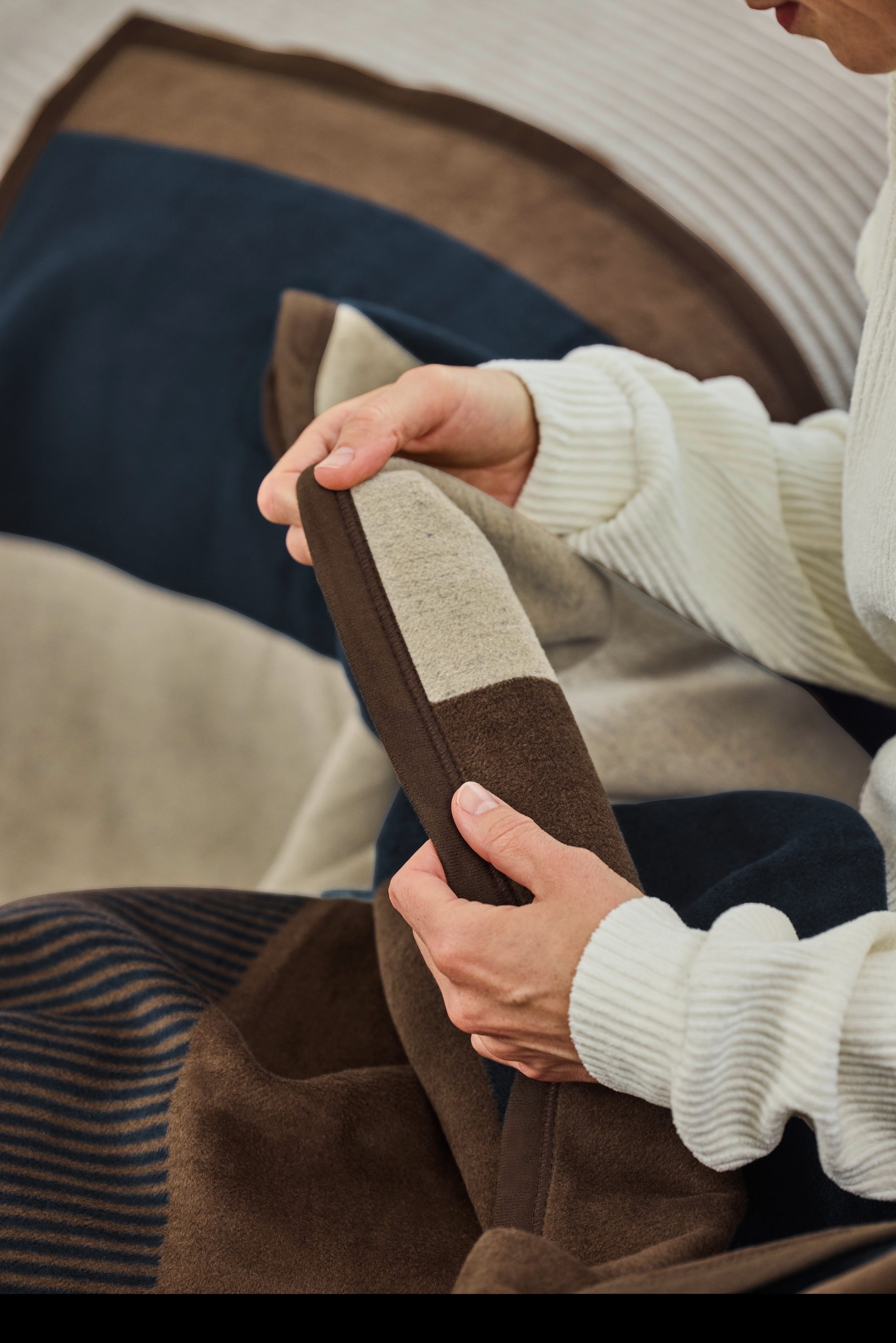 IBENA Wohndecke »Pola« Modernes Patchwork-Design