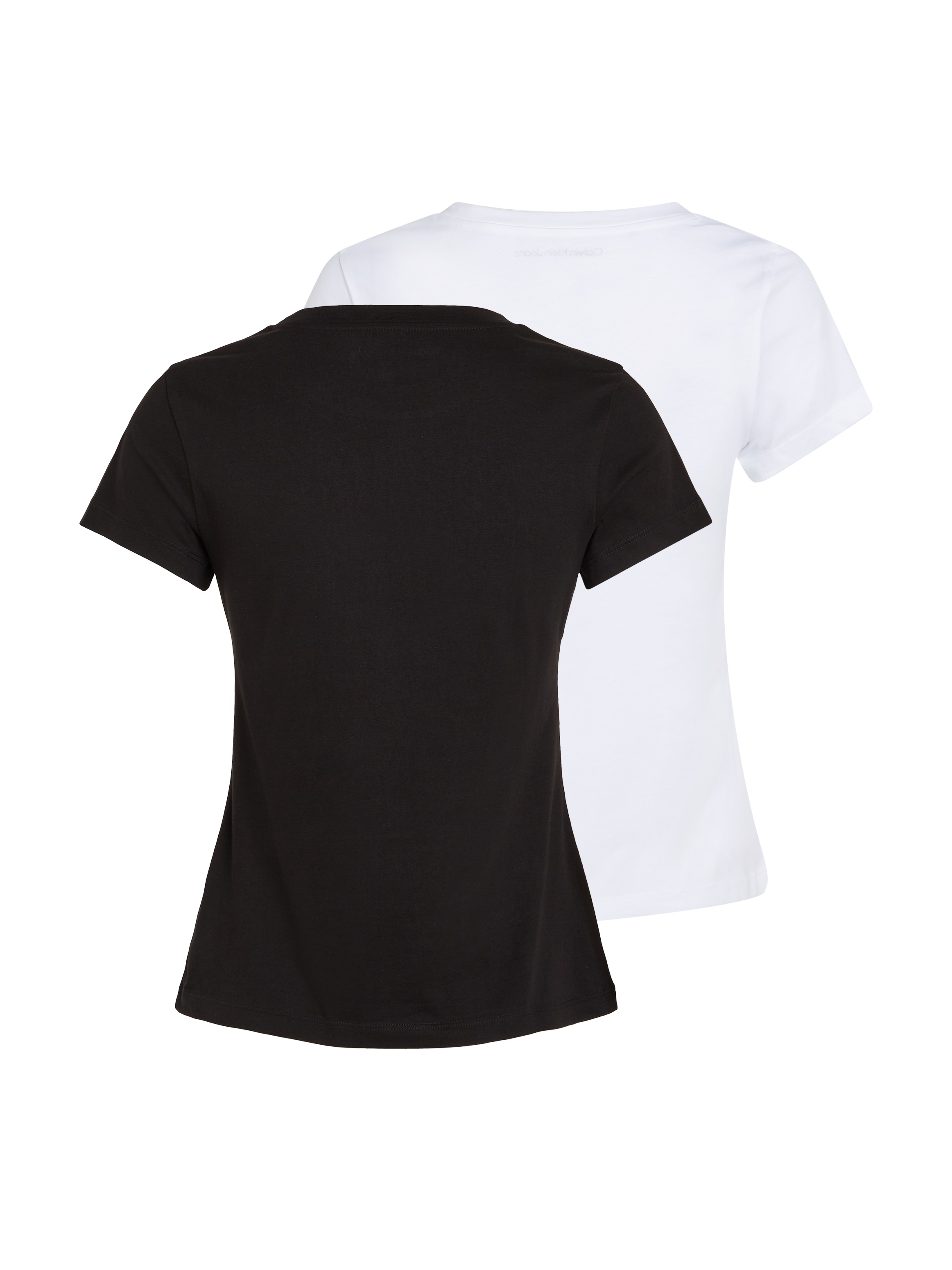 Calvin Klein Jeans T-Shirt »INSTITUTIONAL LOGO 2-PACK TEE«, (Packung, 2er-Pack), mit Logoschriftzug