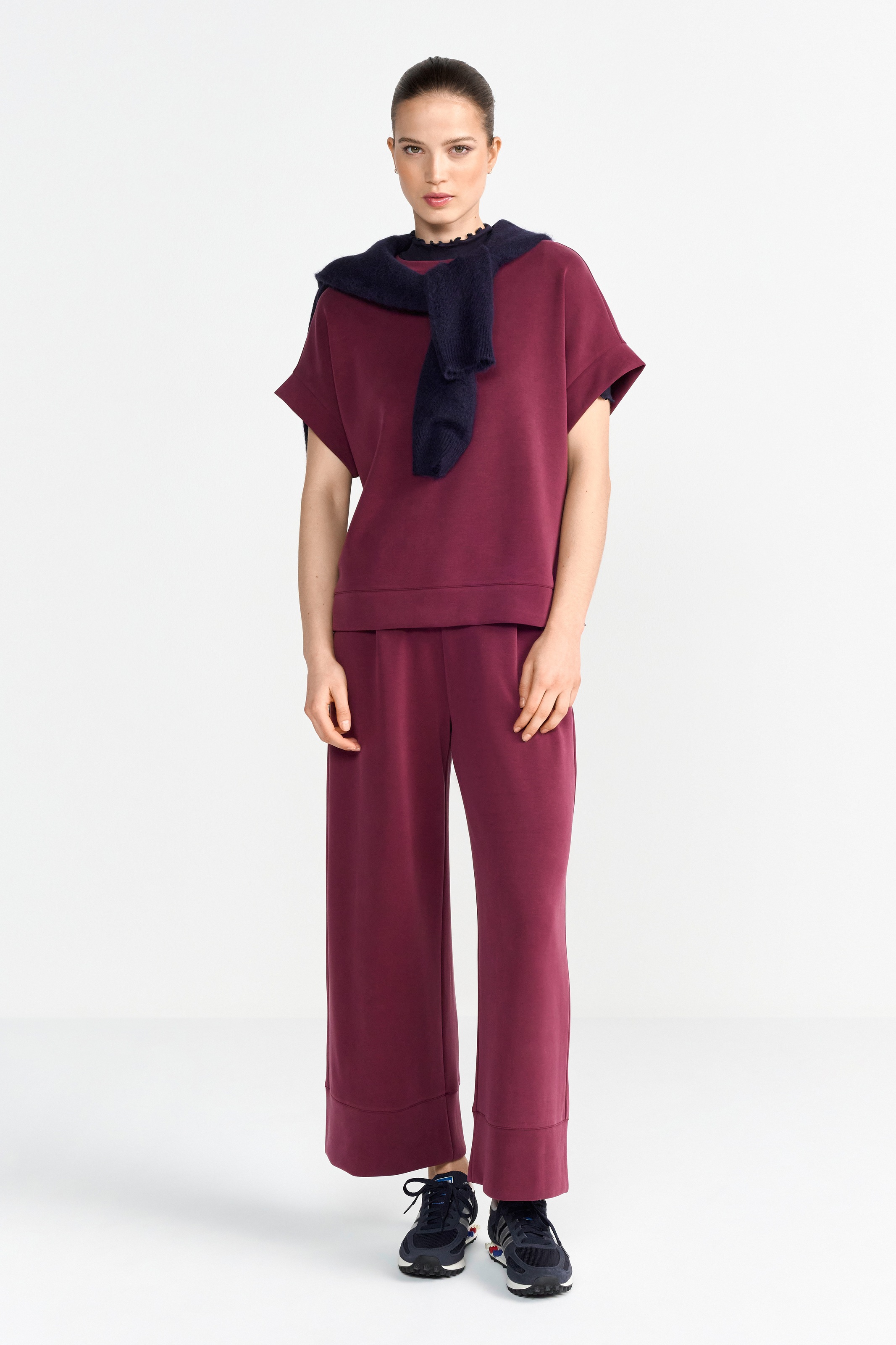 RICHROYAL Sweatshirt aus weicher, fester, gepeachter Qualität