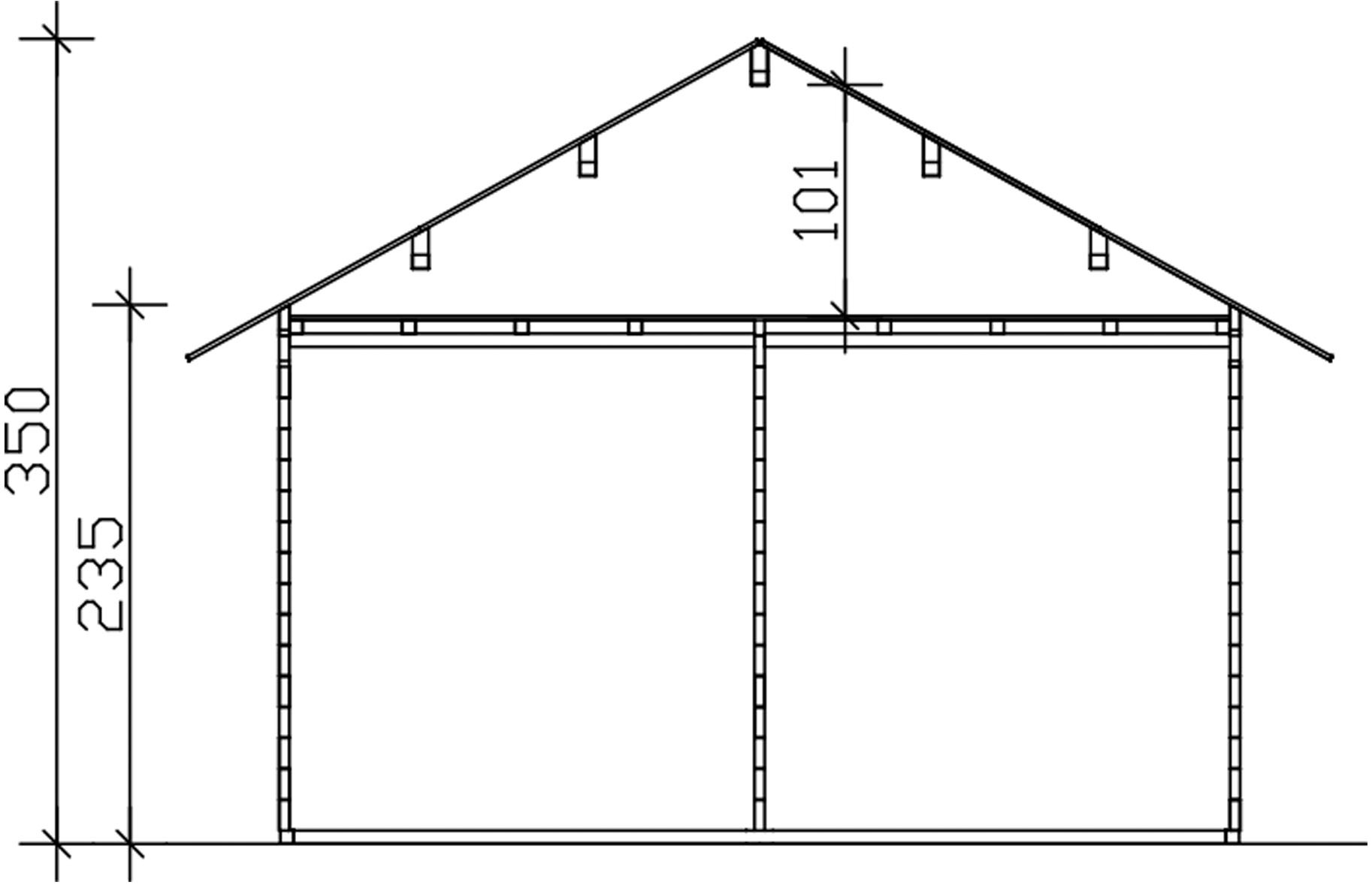 Skanholz Gartenhaus »Bern 2«