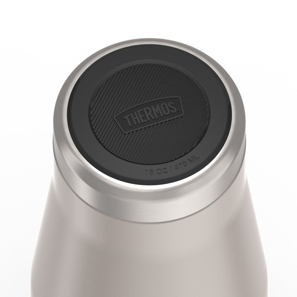THERMOS Thermobecher »ICON MUG, rutschfester Boden, 360° Trinkfunktion, spülmaschinenfest«, (1 tlg.), 0,47l, 7h heiß & 22h kalt, absolut dicht, Dura-Seal-Deckel