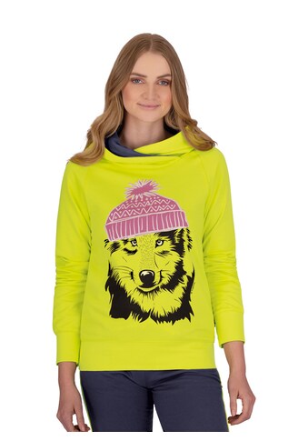 Trigema Kapuzensweatshirt, mit großem Wolf-Motiv kaufen