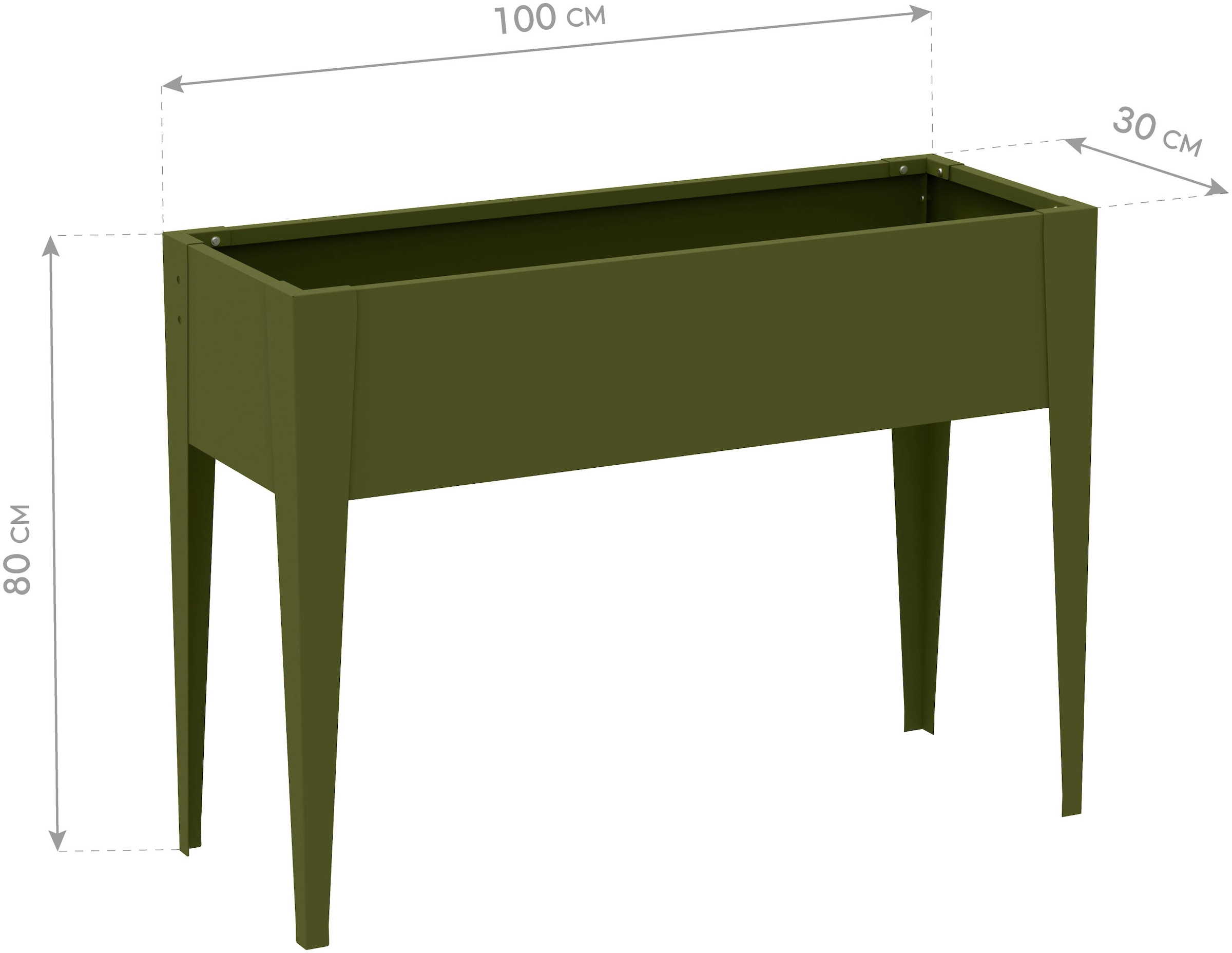 WESTMANN Hochbeet »Vedura M« BxTxH: 100x30x80 cm