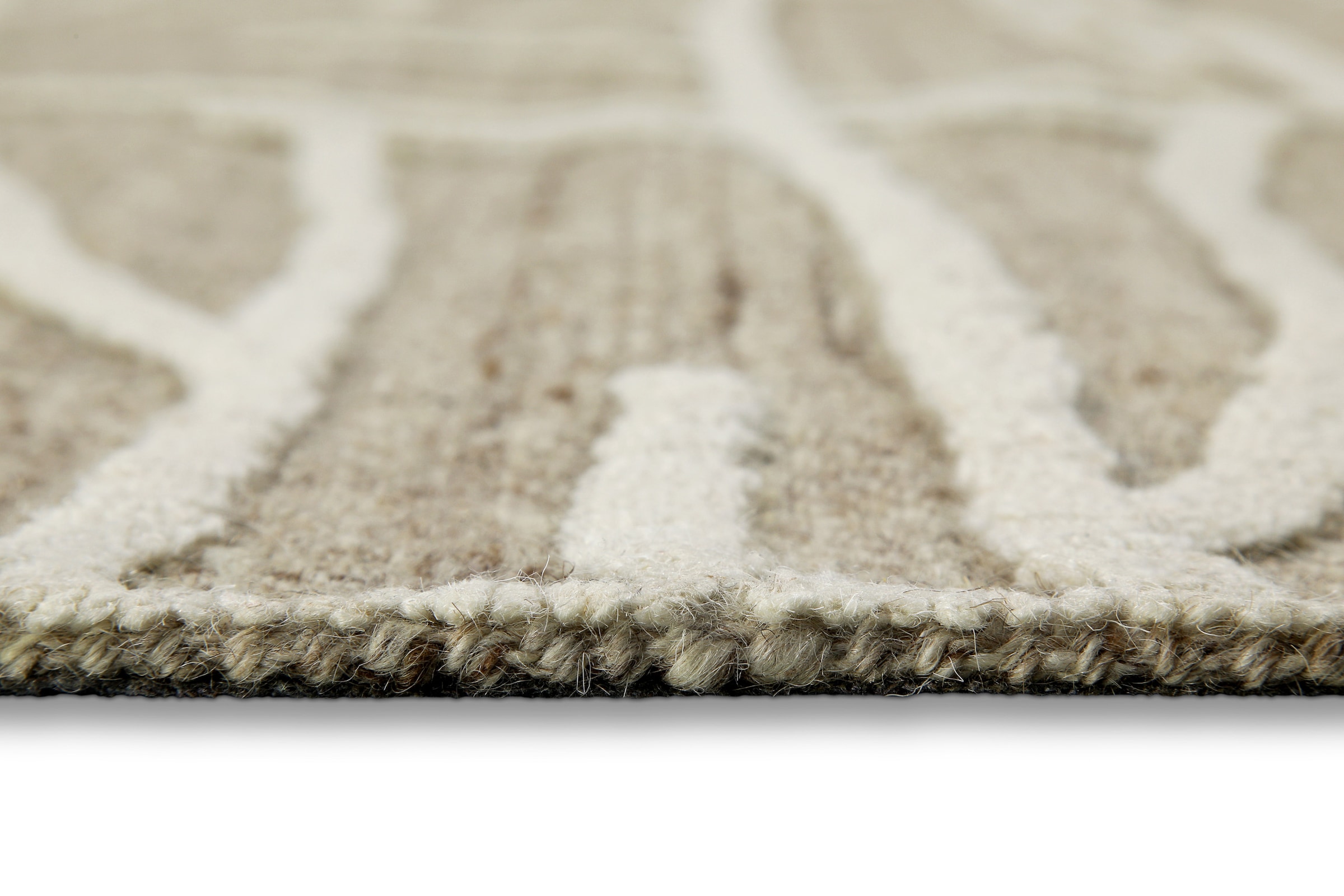 Wecon home Teppich »Hamptons TWENTYFIVE«, rund, 10 mm Höhe, Kurzflor, Wohnzimmer, Schlafzimmer, elegant, robust, abstraktes Design