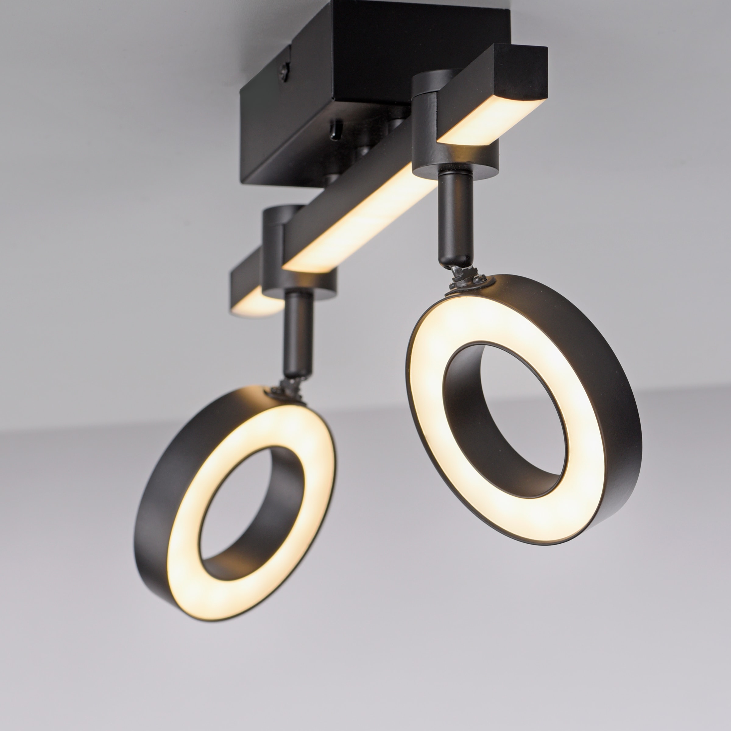 JUST LIGHT Deckenleuchte »Ls-BILEDA«, 1 flammig, Leuchtmittel LED-Board | LED fest integriert, LED, RGB+tunable white, Fernbedienung, Infrarot inkl., Smarthome fähig