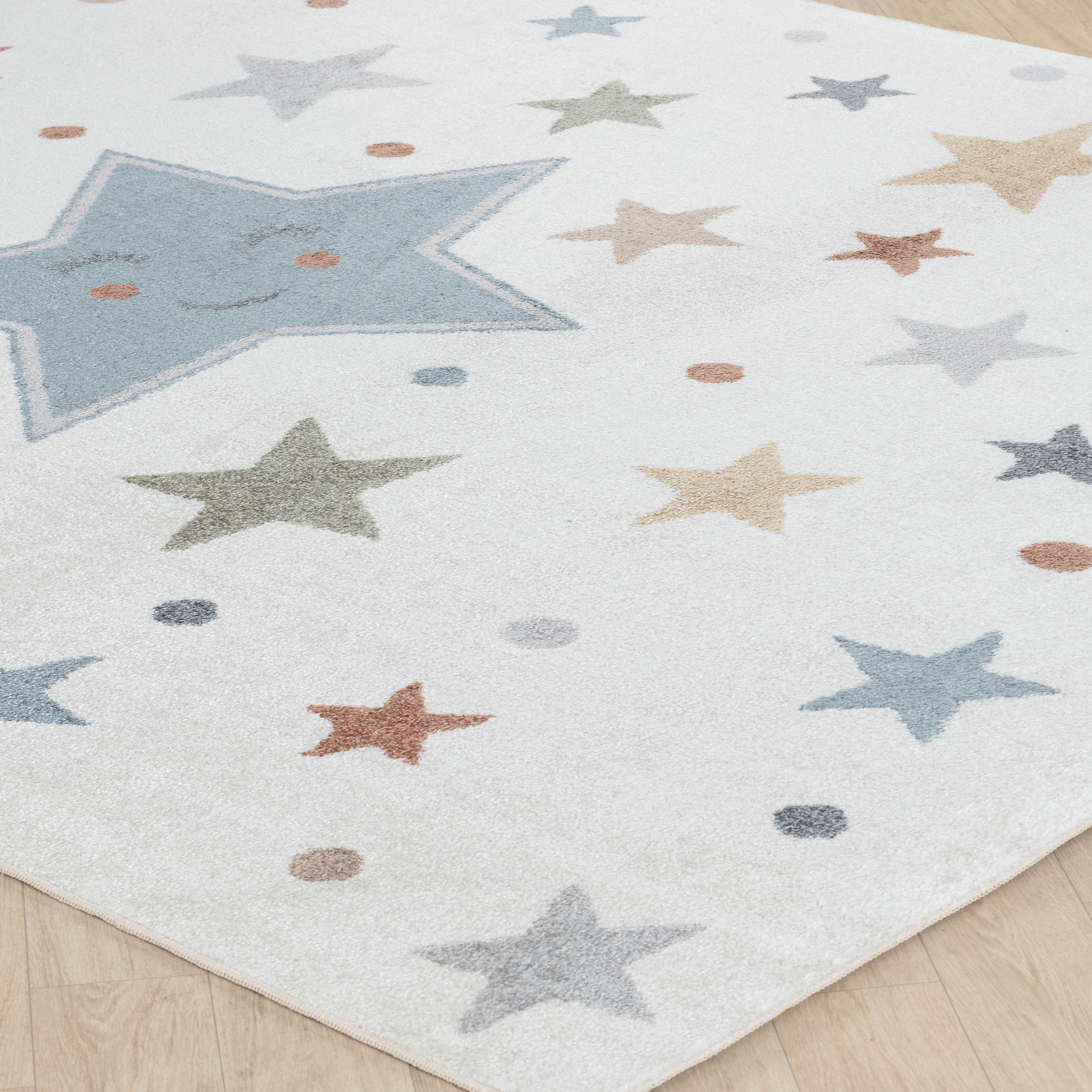 Livabliss Kinderteppich »BEED«, rechteckig, 6 mm Höhe, Kids, Sterne