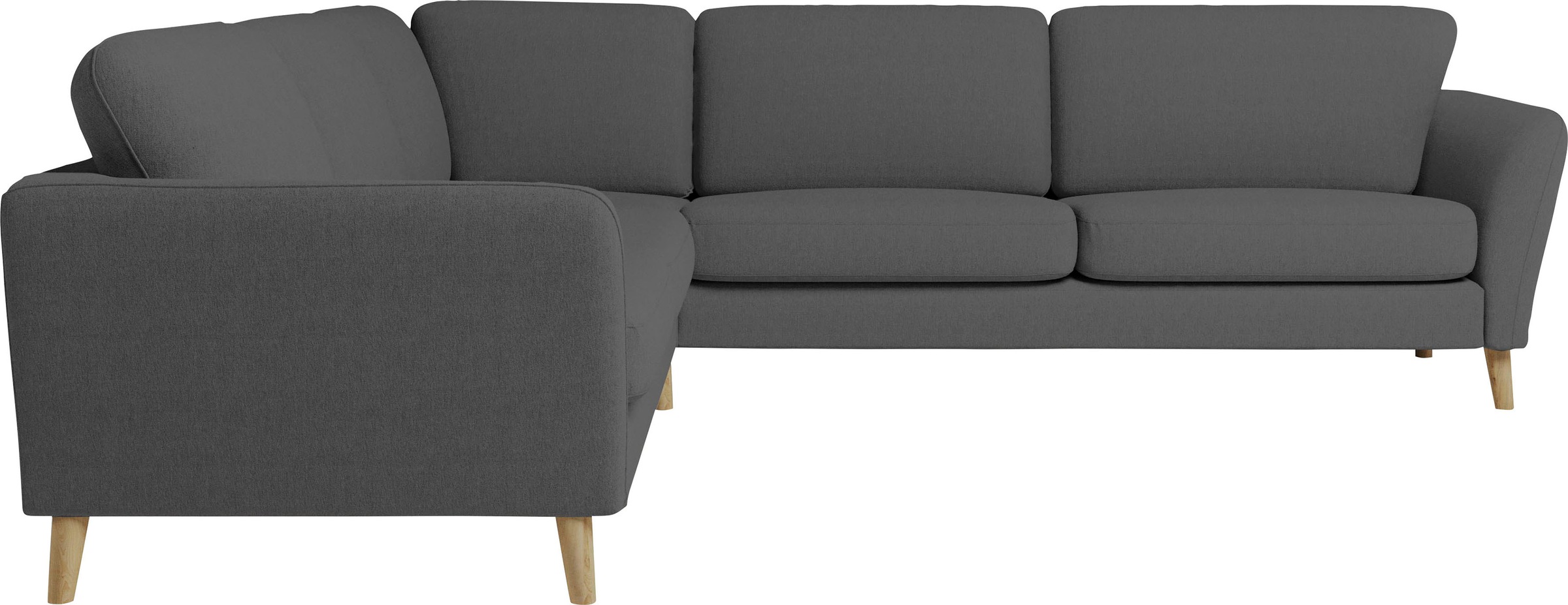 Home affaire Ecksofa »MARSEILLE 278/278 cm, L-Form, Webstoff, Flachgewebe, günstig online kaufen