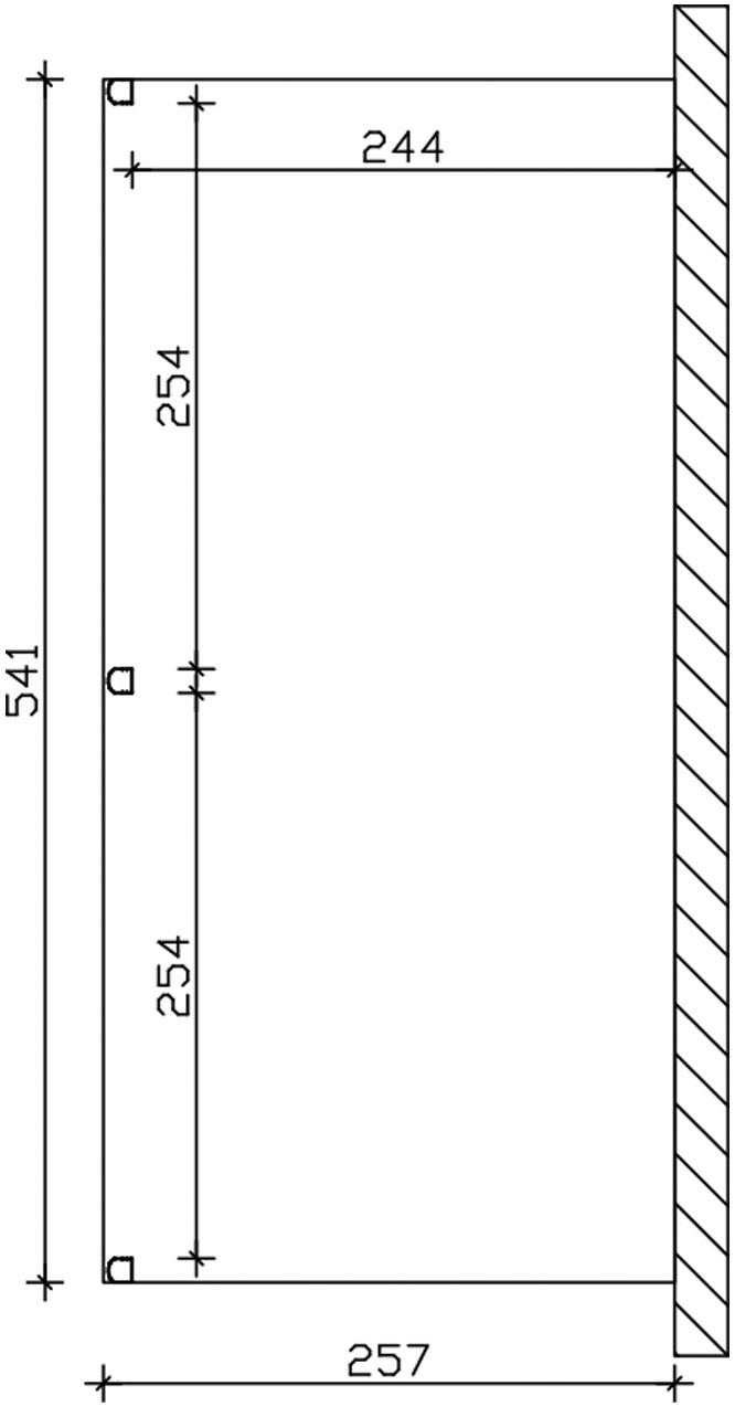 Skanholz Terrassendach »Garda« Aluminium