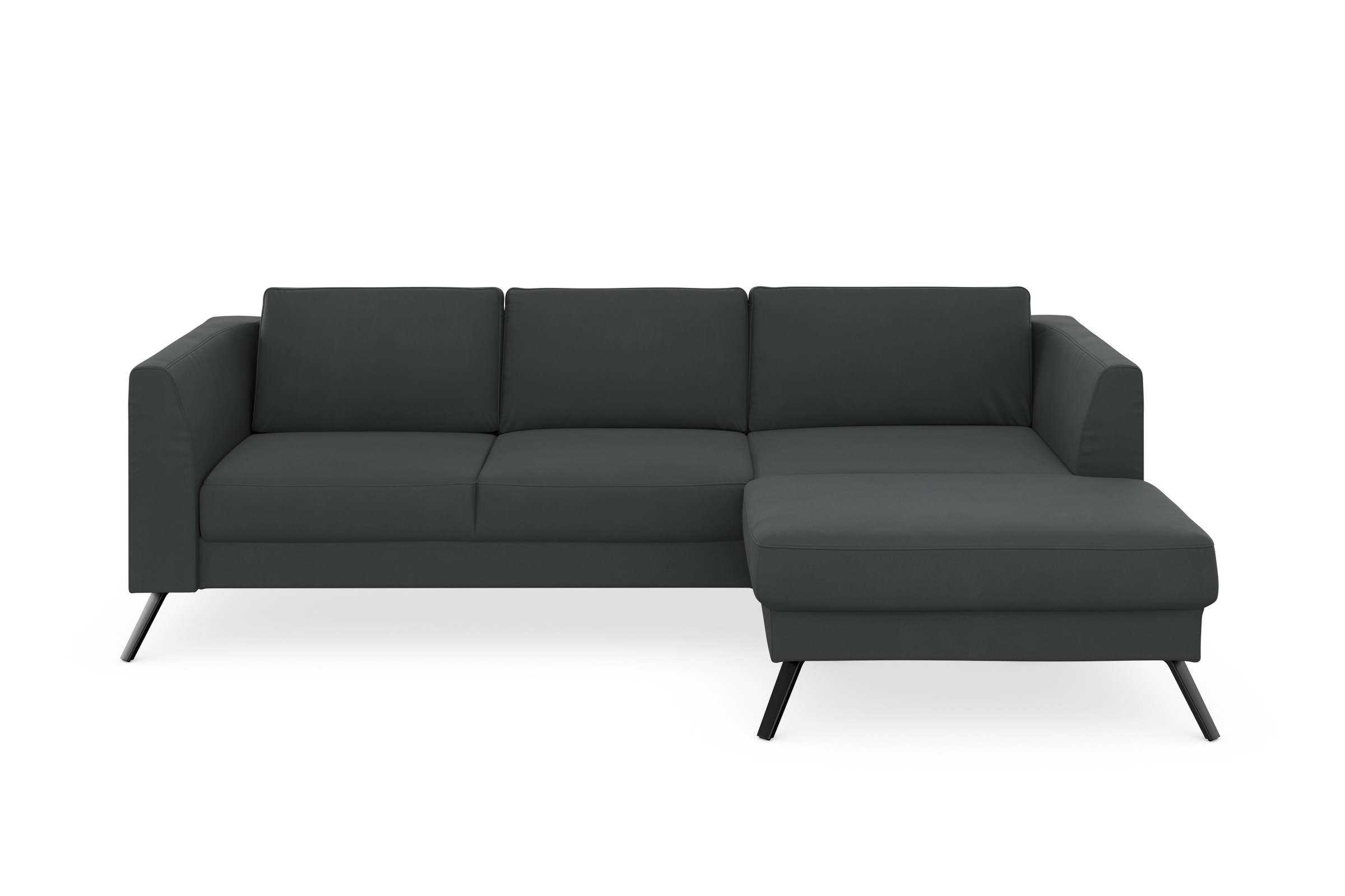 sit&more Ecksofa »Lindholm L-Form« mit Sitztiefenverstellung und Federkern