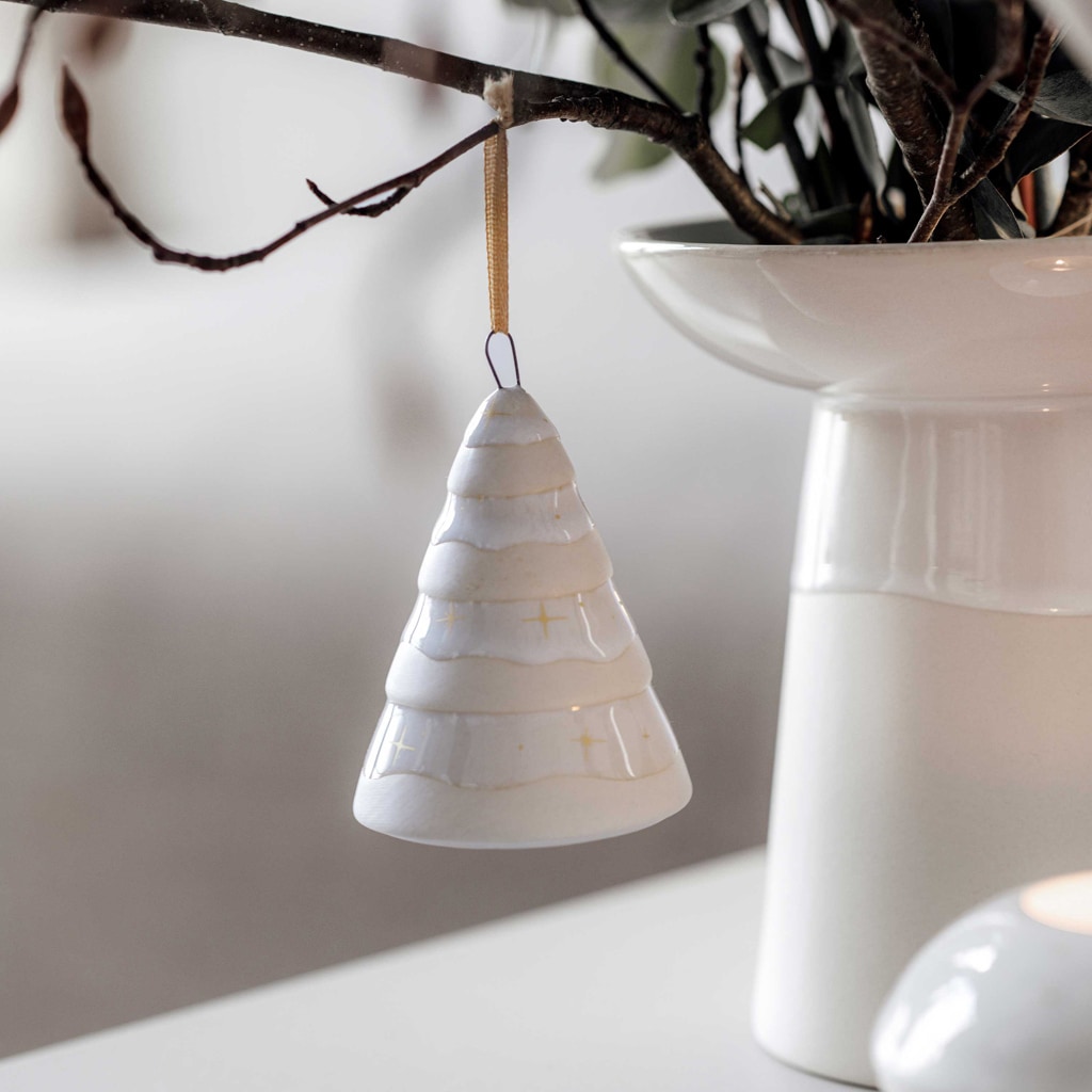 like. by Villeroy & Boch Weihnachtsfigur »Ornament Tannenbaum Winter Glow beige«