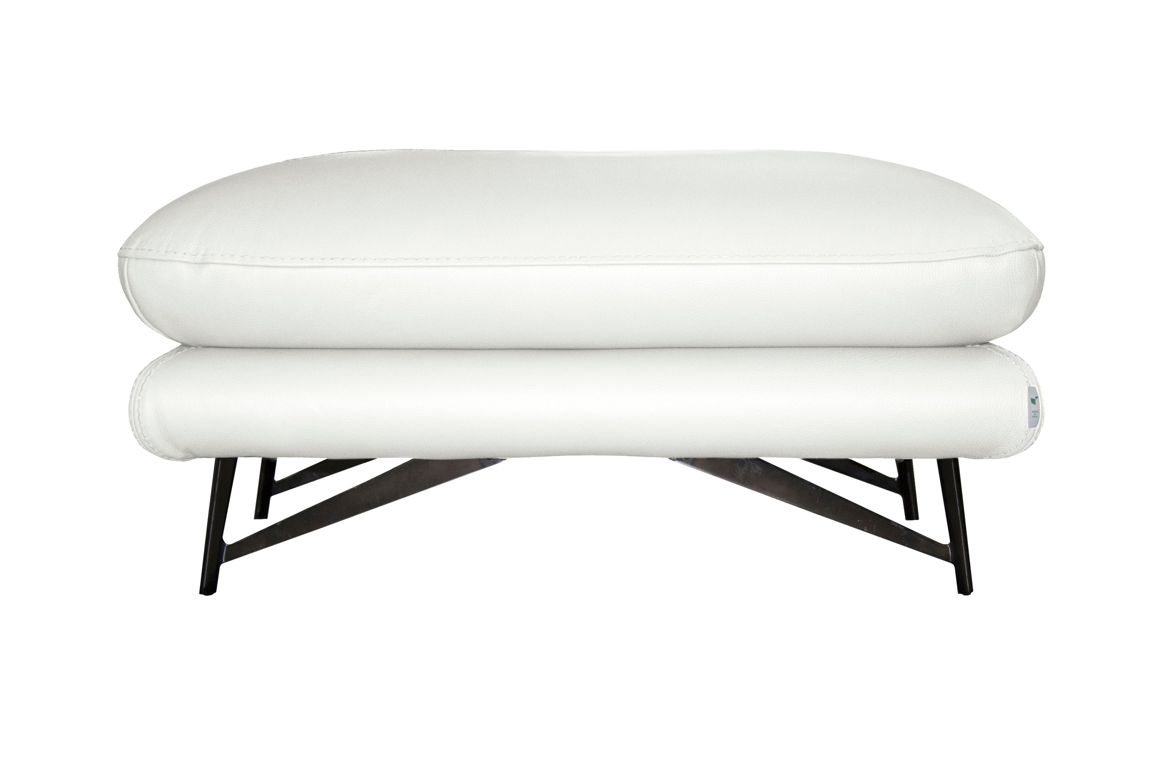 CALIA ITALIA Hocker »Cezanne, italienisches Design trifft erstklassigen Sitzkomfort, Leder«, Designhocker in besonders langlebigen & pflegeleichten Lederarten