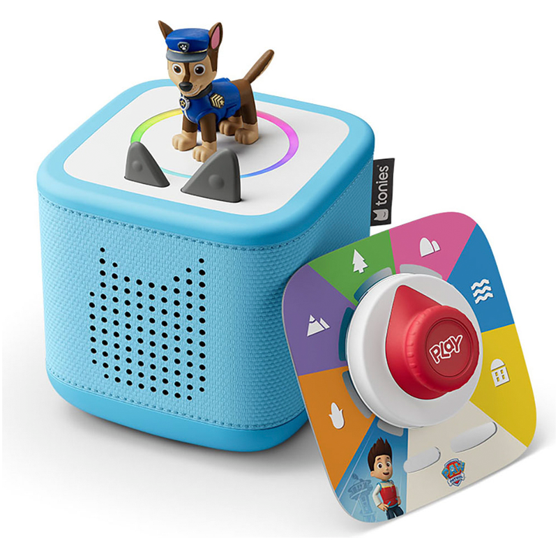 TONIES Lautsprecher »Toniebox 2 Play Set Paw Patrol Chase« Stereo (Bluetooth NFC WLAN Beleuchtungseffekte Kabellos Sleep Timer Wecker )...