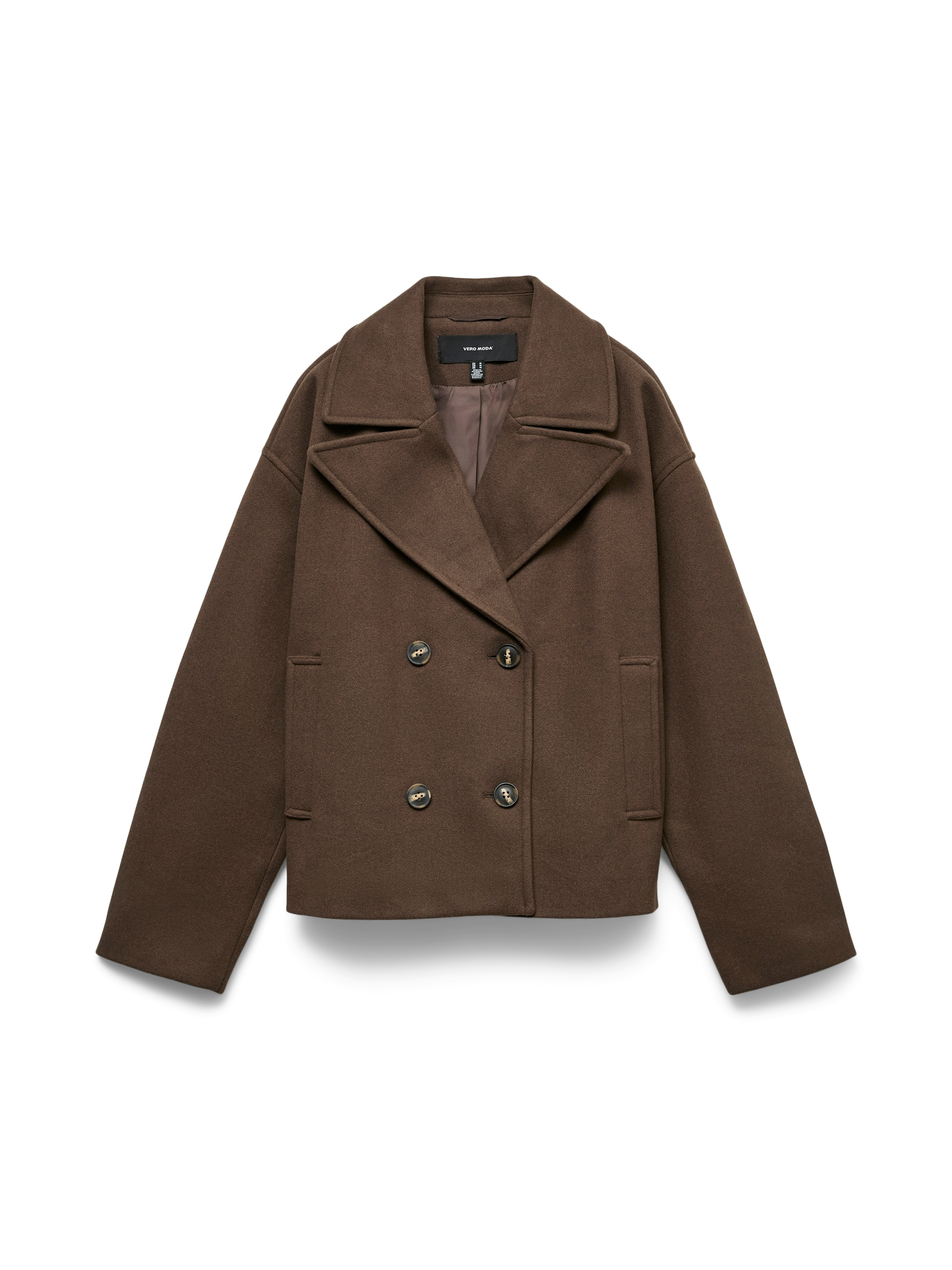 Vero Moda Cabanjacke »VMVINCELINE SHORT JACKET NOOS« Kunstfaser