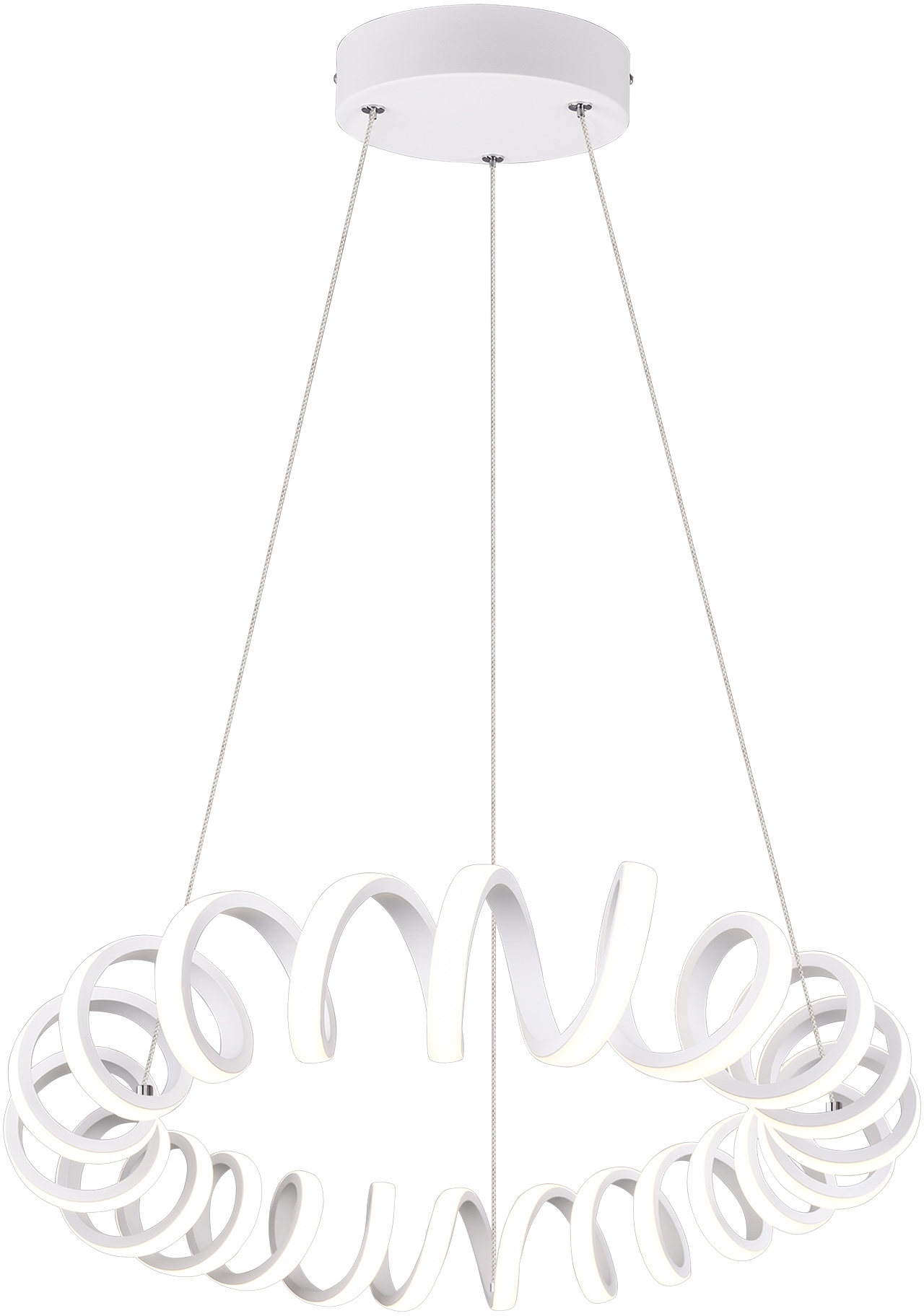 TRIO Leuchten LED Pendelleuchte »Curl«, 1 flammig, Leuchtmittel LED-Modul günstig online kaufen