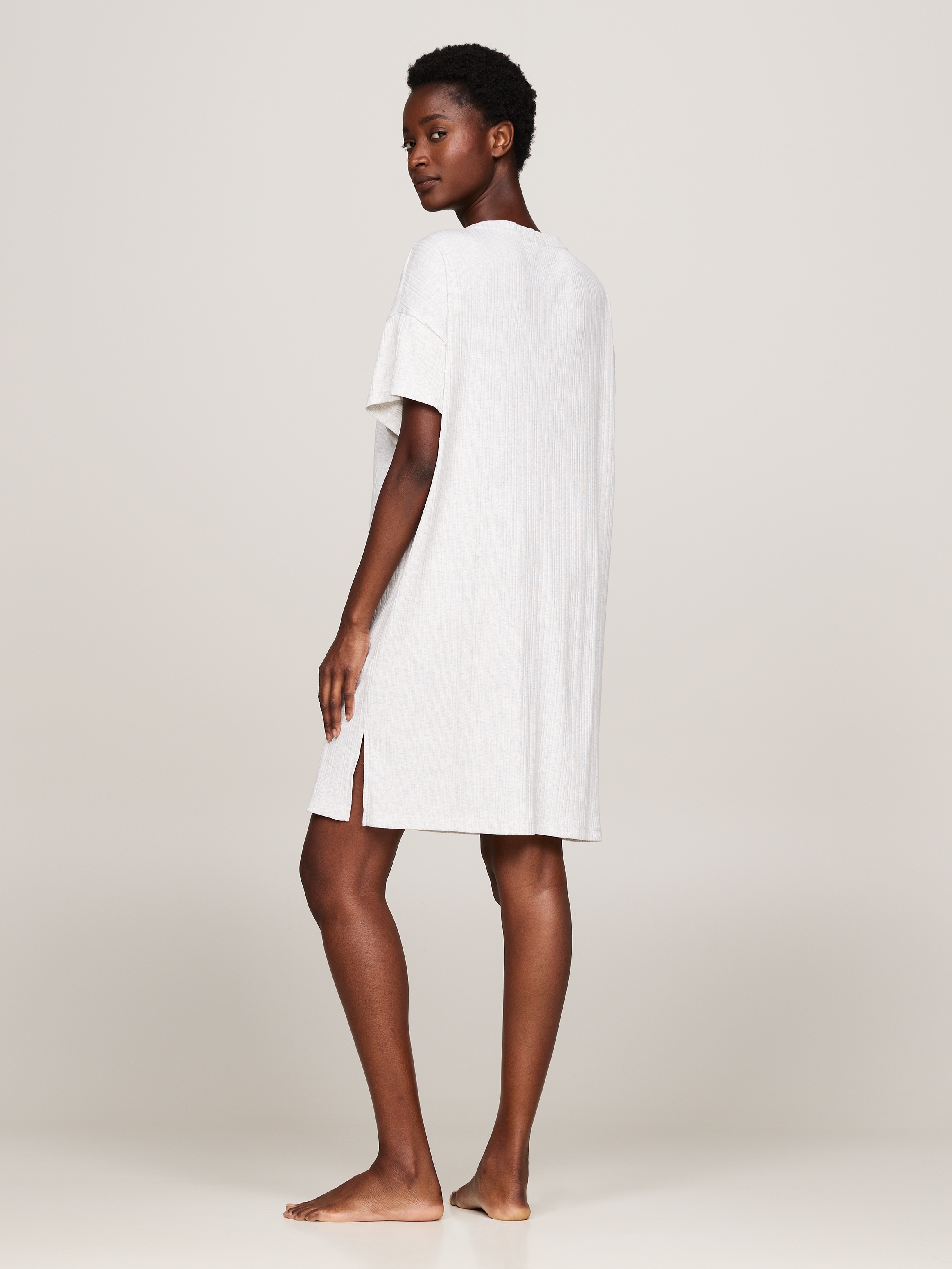 Tommy Hilfiger Underwear Nachthemd »SS RIB JERSEY NIGHTDRESS«, mit kurzen Ärmeln