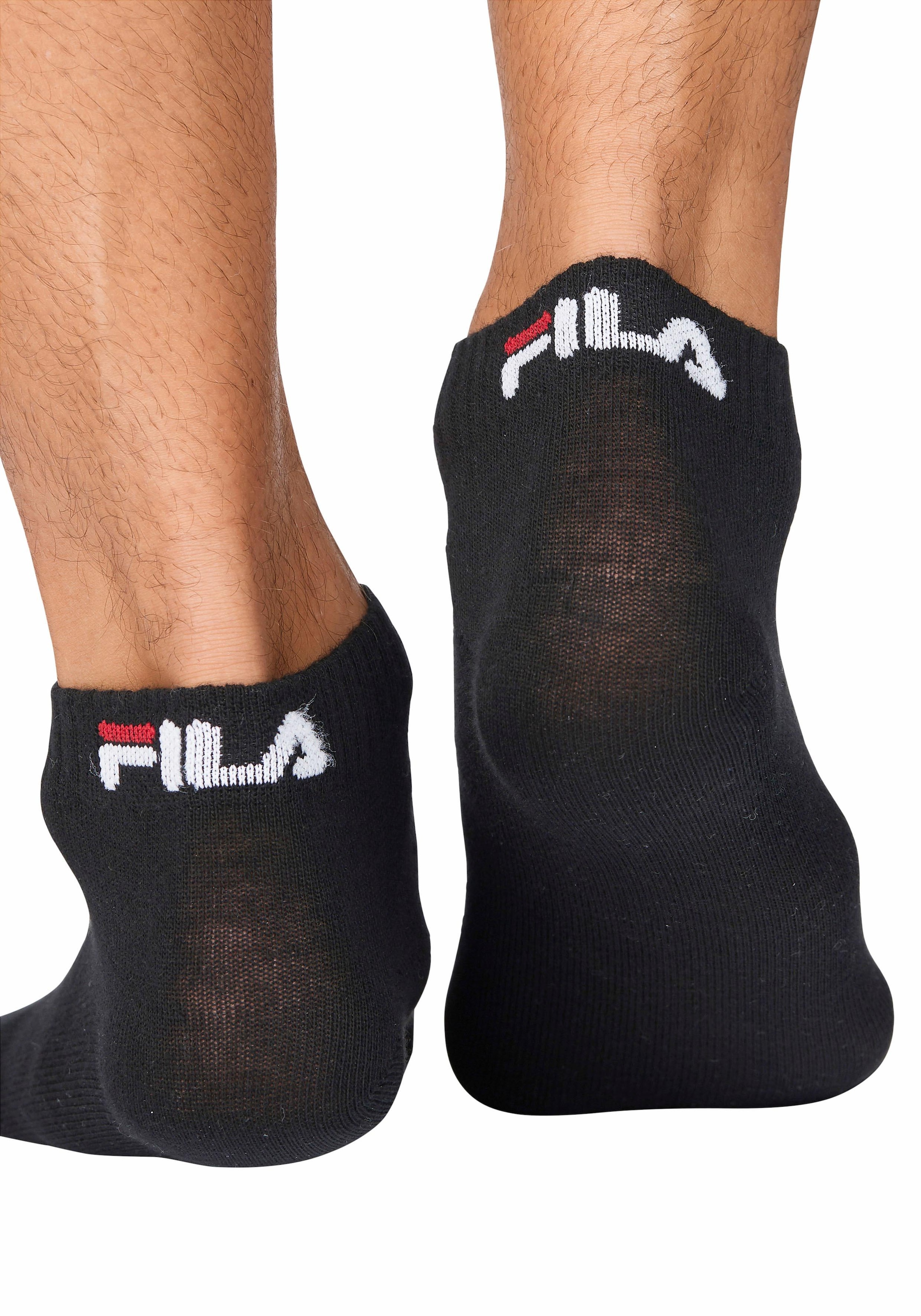 Fila Kurzsocken, (3 Paar), mit Logostickerei