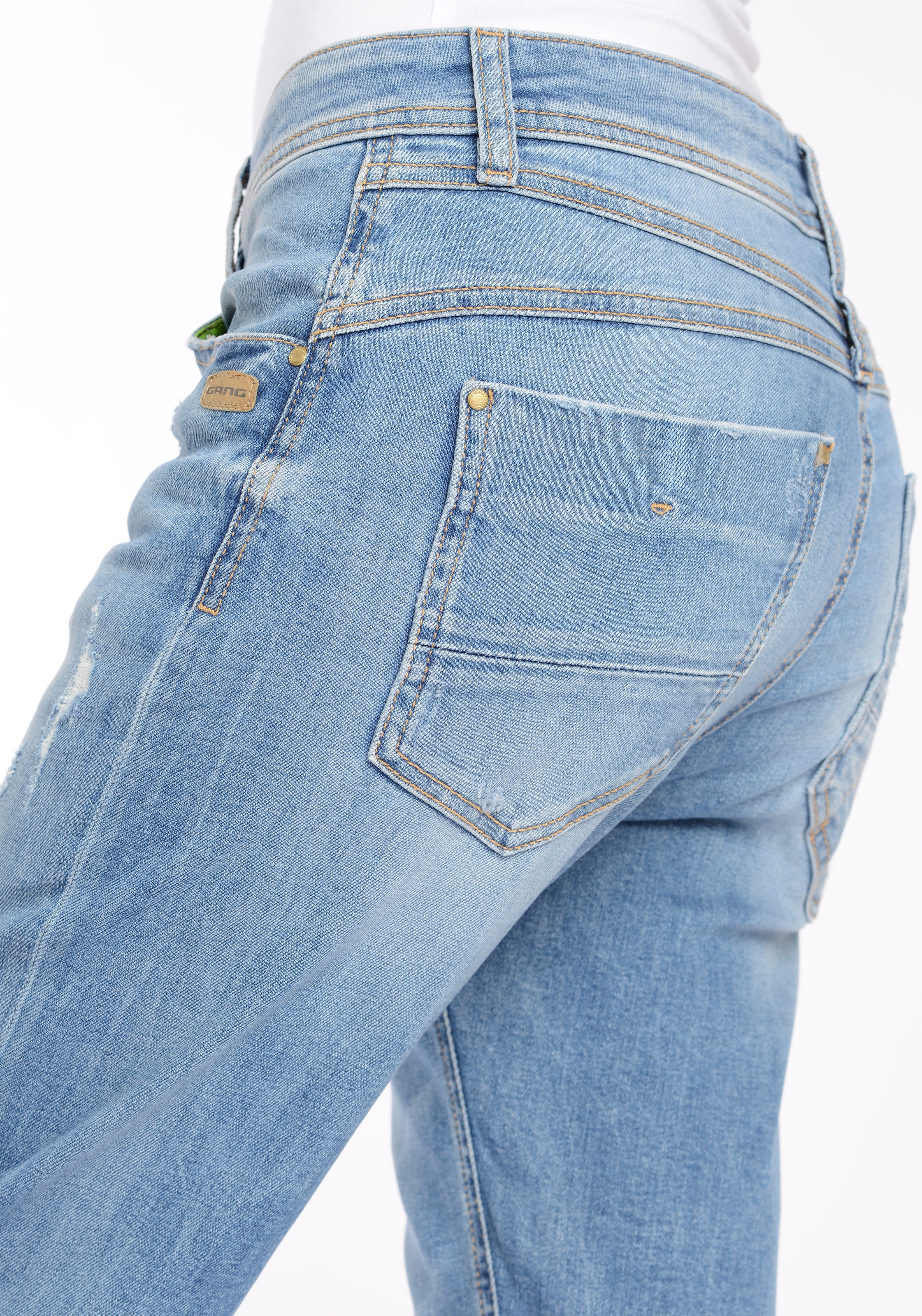 GANG Destroyed-Jeans »94AMELIE«, mit Destroyed-Effekten