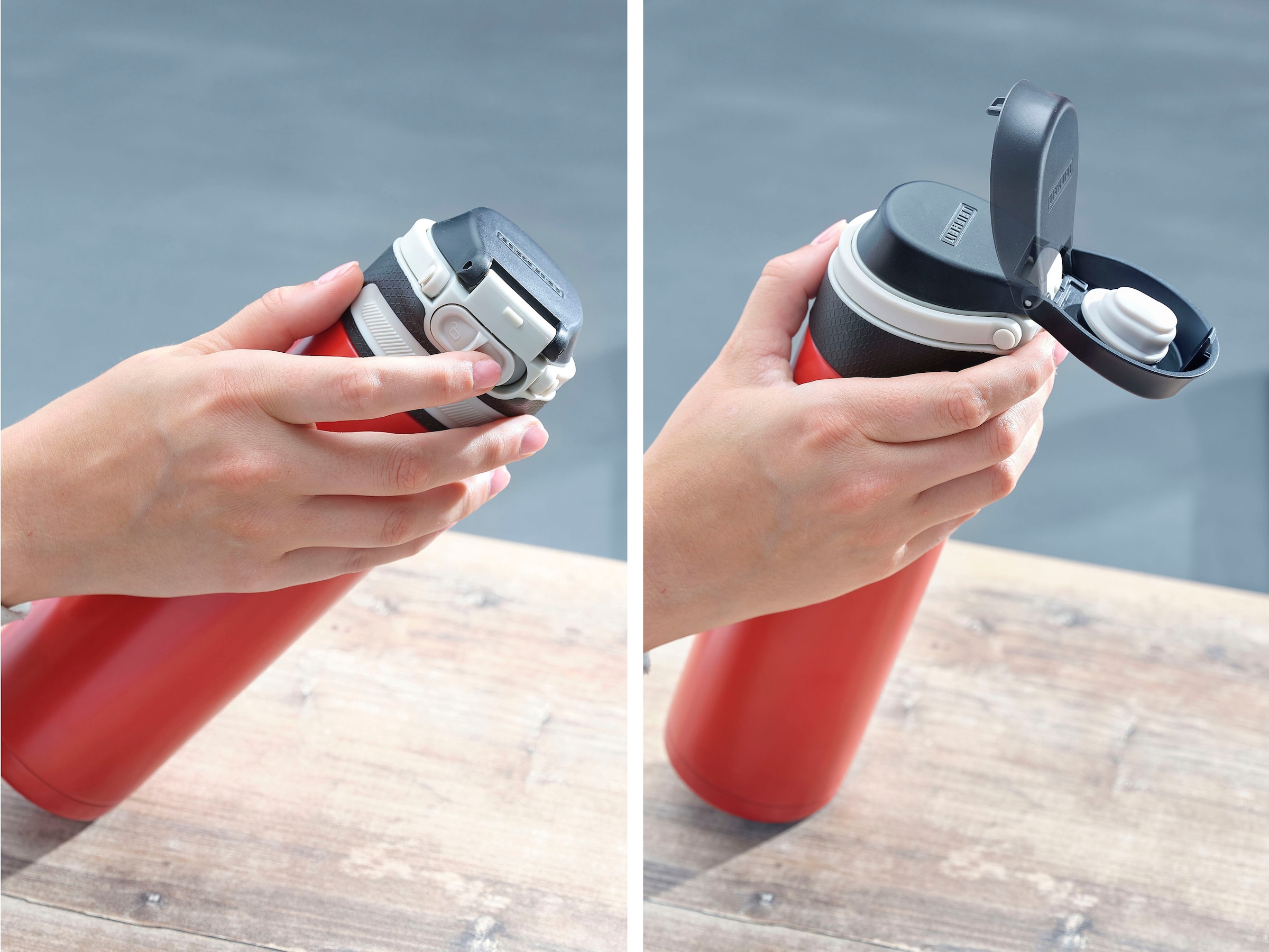 Leifheit Thermoflasche »Flip«, 600 ml