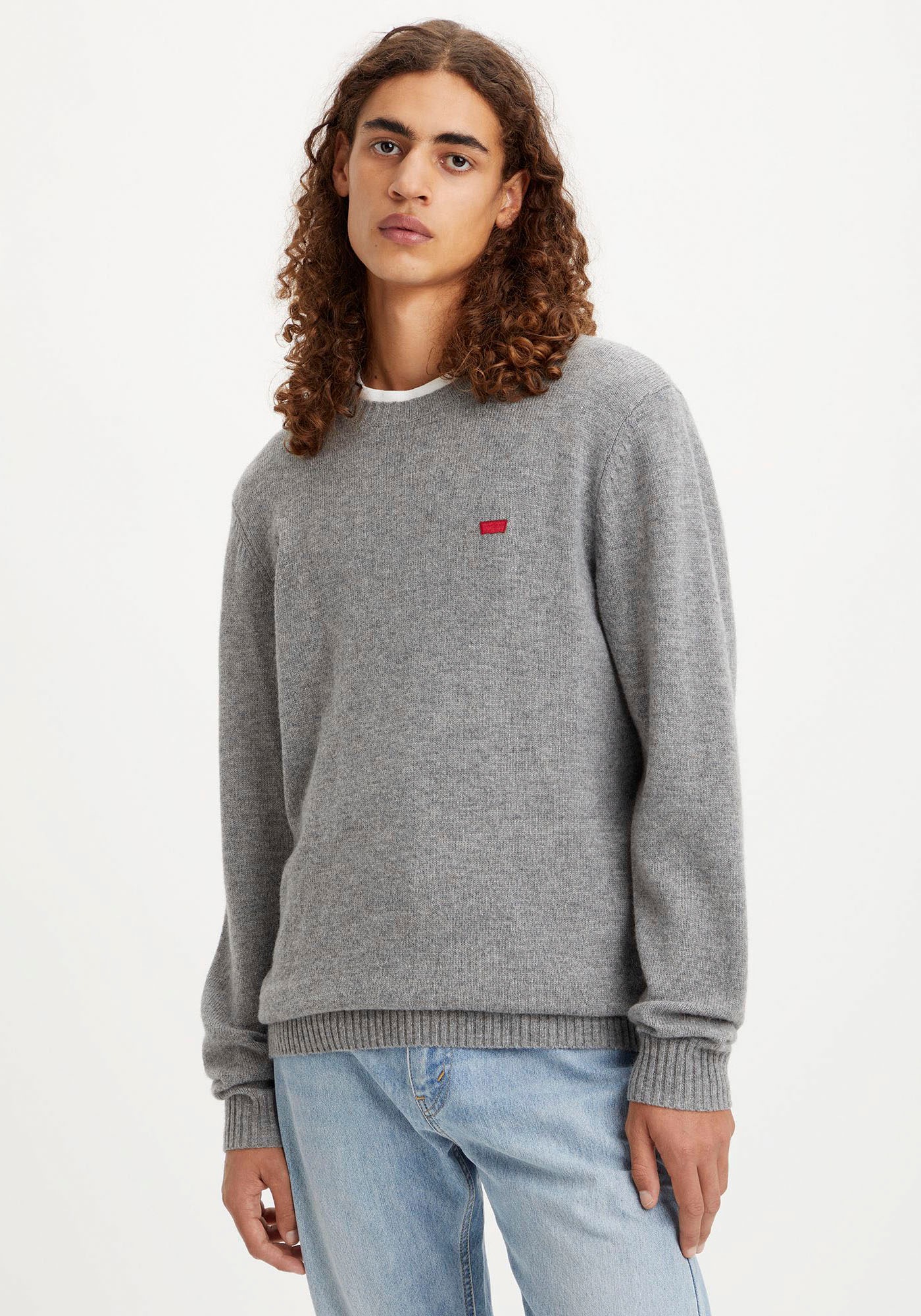 Levi's® Wollpullover »ORIGINAL HM SWEATER«, in klassischer Rundhalsform