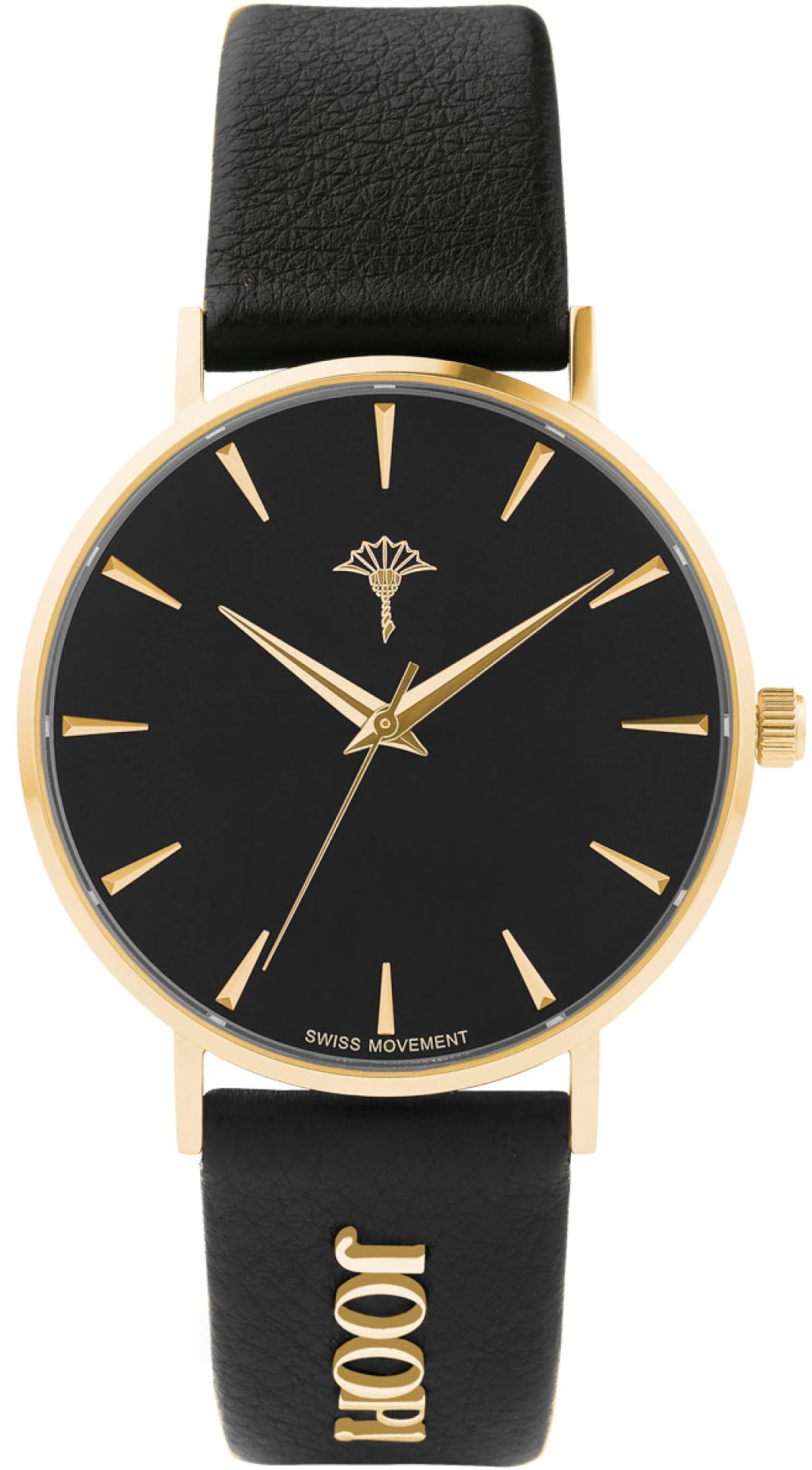 JOOP! Quarzuhr »2026575«, Armbanduhr, Damenuhr, Lederarmband, Batterie-Entladungsanzeige