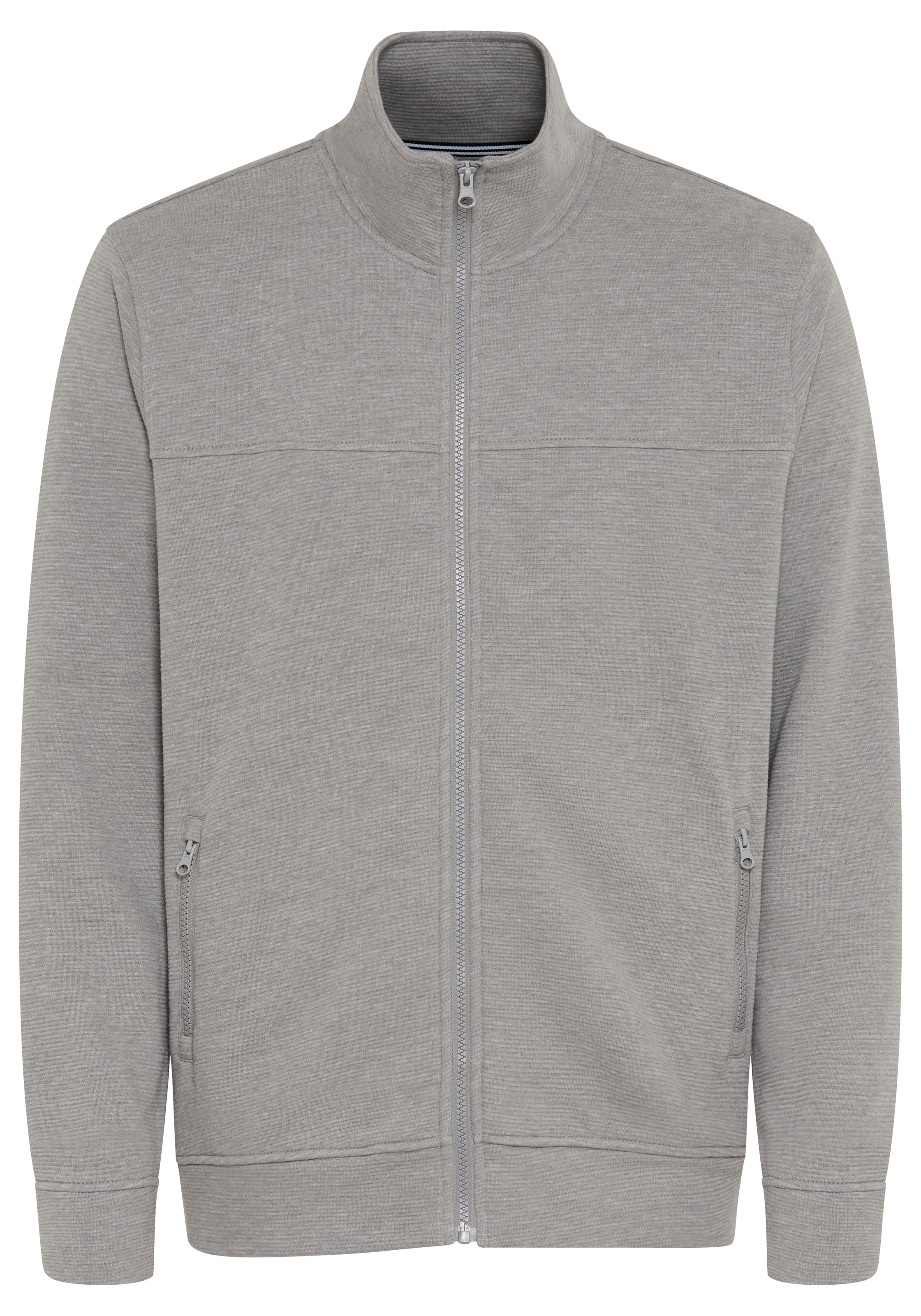 Man's World Sweatjacke mit hochschließendem Kragen, Langarm