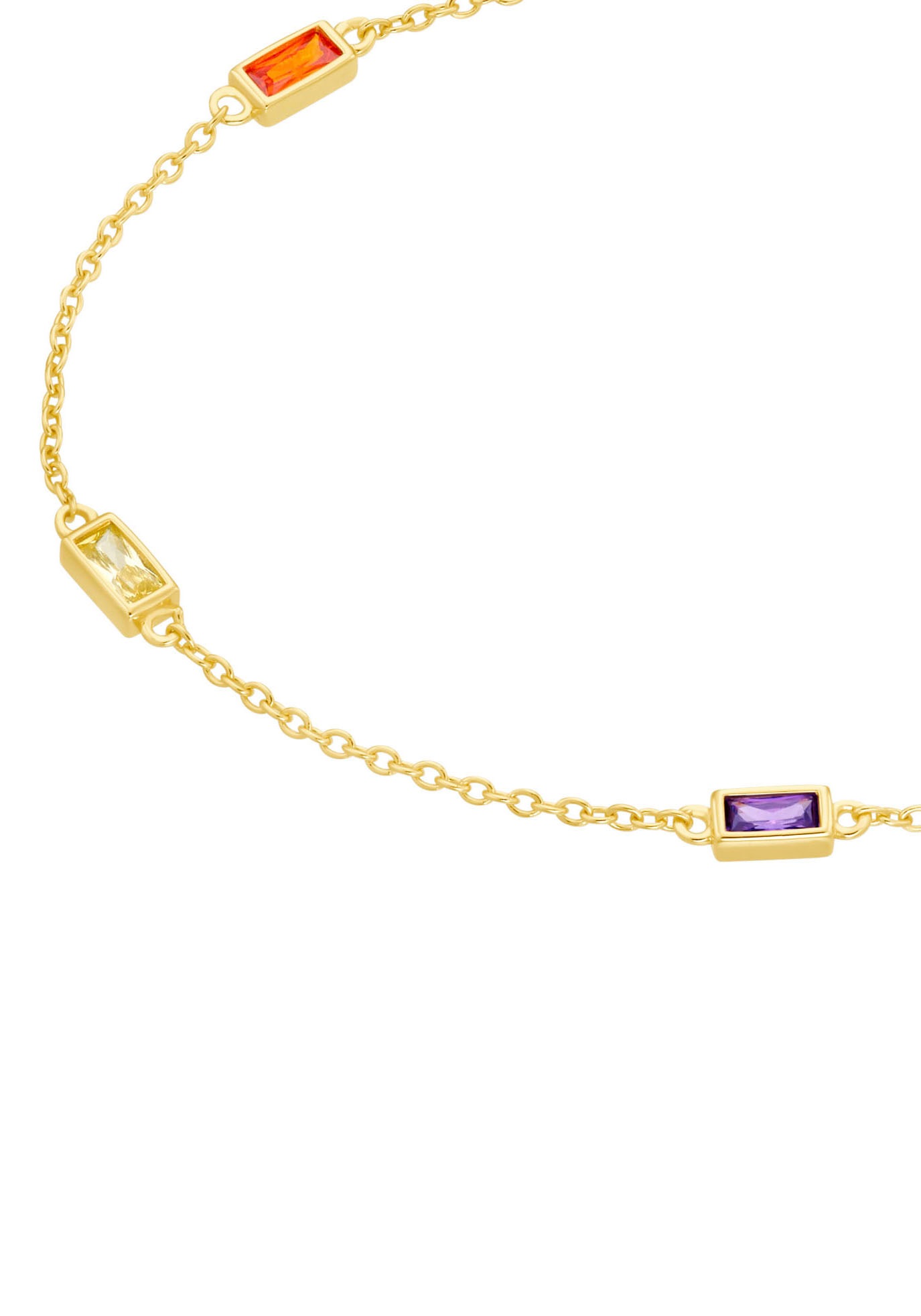s.Oliver Armband »Regenbogen, 2035508«, mit Zirkonia (synth.)