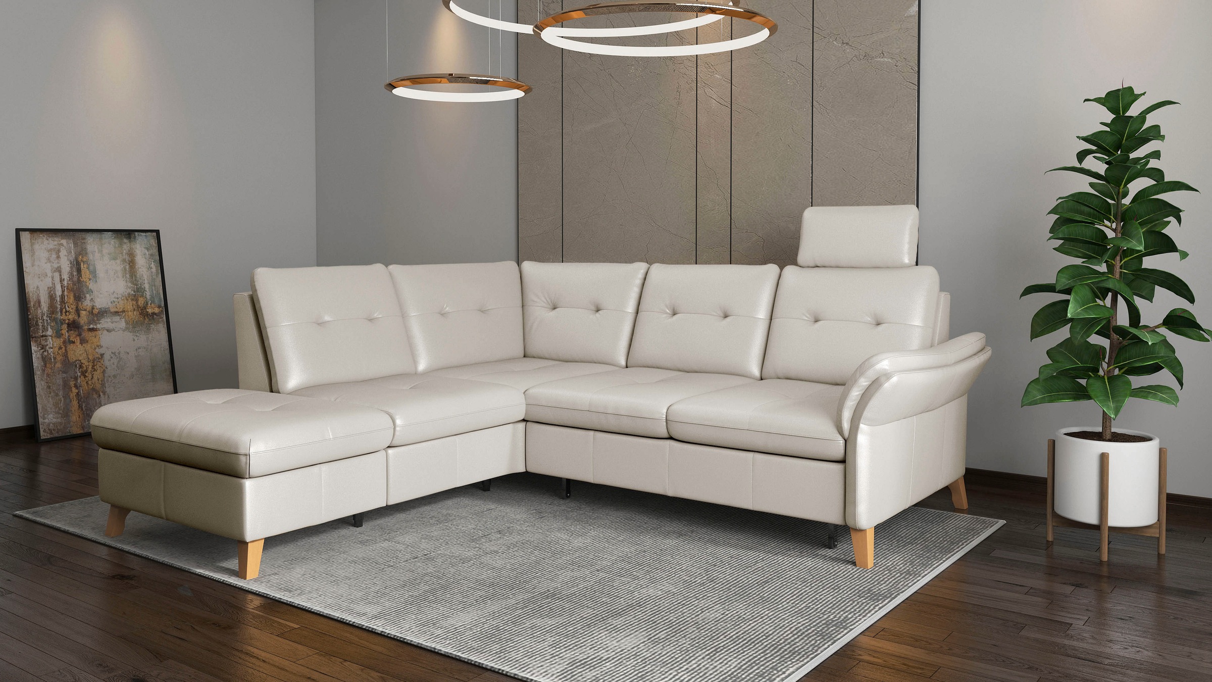 sit&more Ecksofa »Göteborg«, inkl. Sitztiefenverstellung, wahlweise mit Bet günstig online kaufen