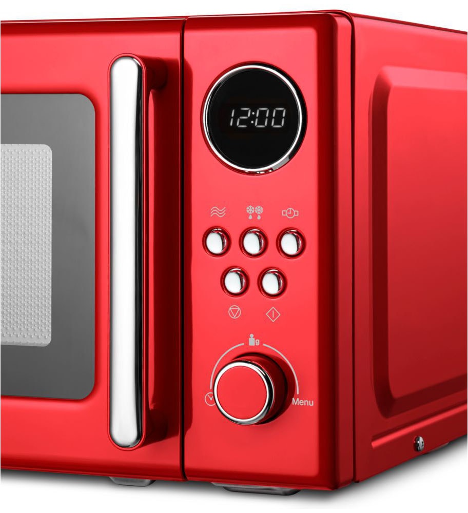 Medion® Mikrowelle »MD 15000 rot«, 1050 W, im Retro-Design, 800 Watt, 5 Leistungsstufen