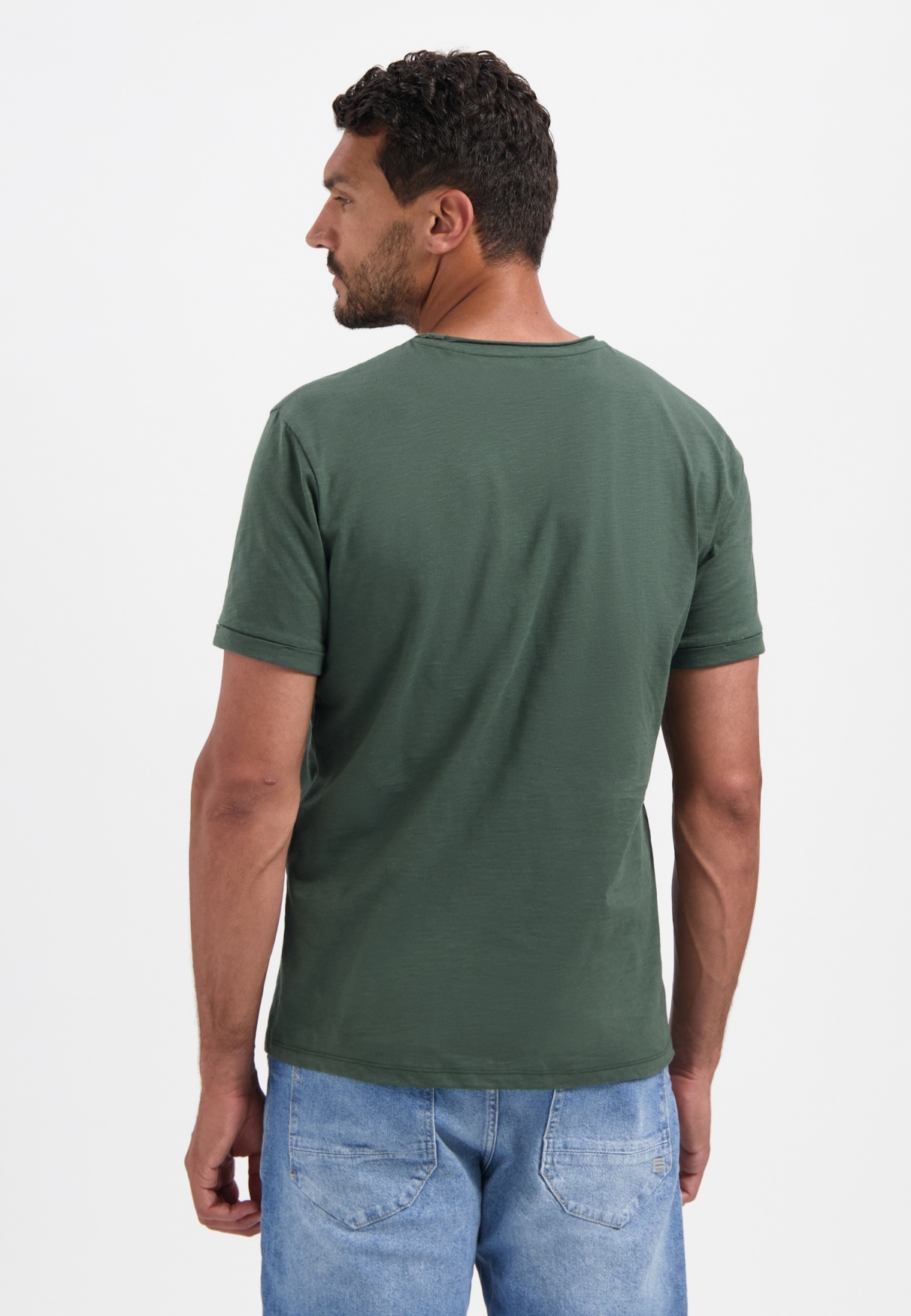 NO EXCESS T-Shirt »No Excess Slub-T-Shirt mit Rundhalsausschnitt«