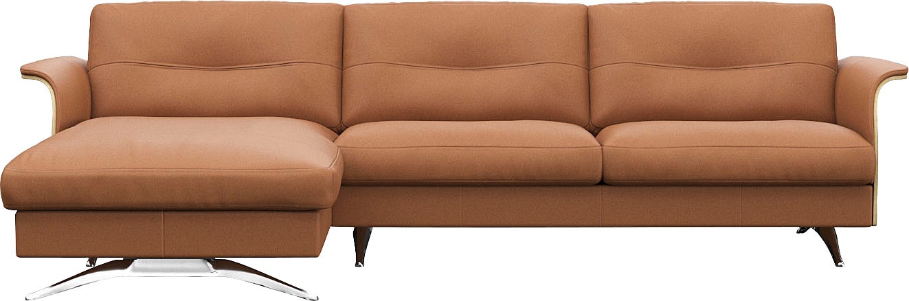 FLEXLUX Ecksofa »Glow, super bequem durch hochwertigem Sitzaufbau mit Feder günstig online kaufen