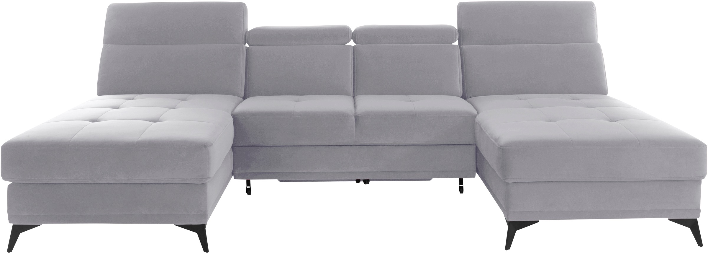 Home affaire Wohnlandschaft »Cardiz U-Form« inkl.Kopfteilverstellung und Fe günstig online kaufen