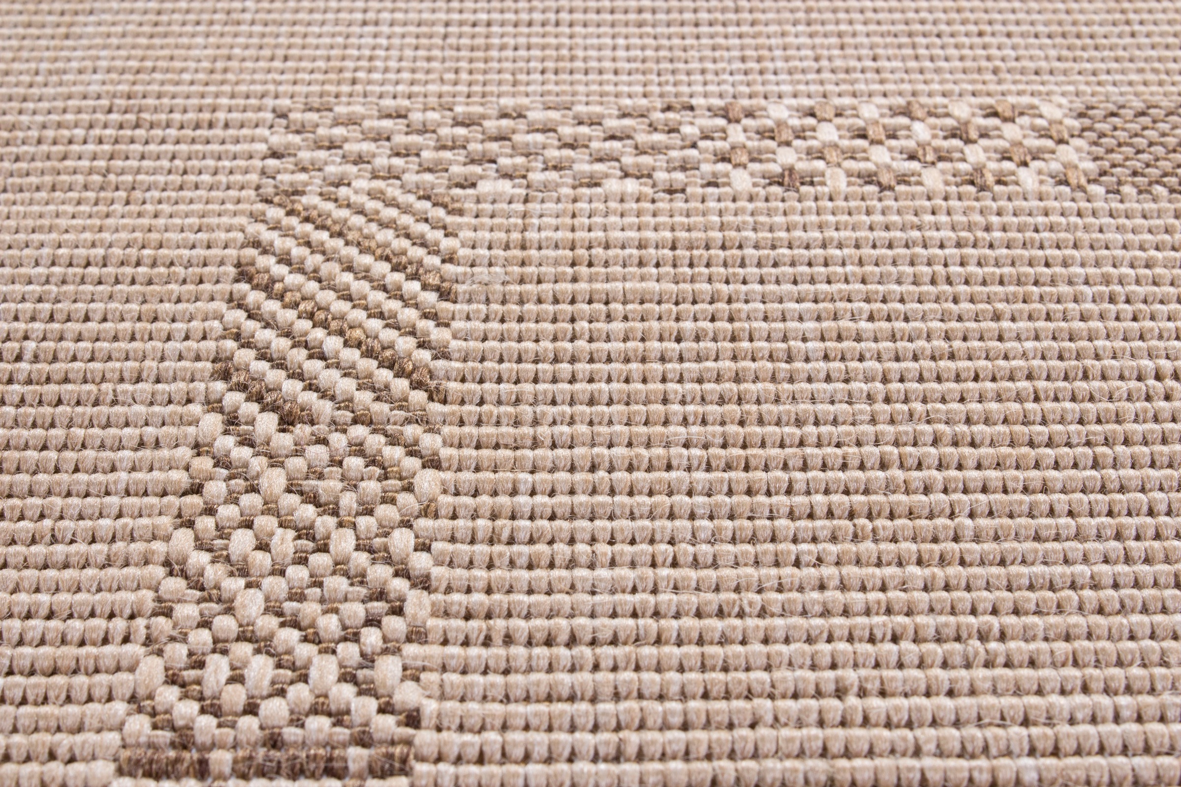Andiamo Teppich »Montana«, rechteckig, 6 mm Höhe, Flachgewebe, Uni Farben, mit Bordüre, In- und Outdoor geeignet