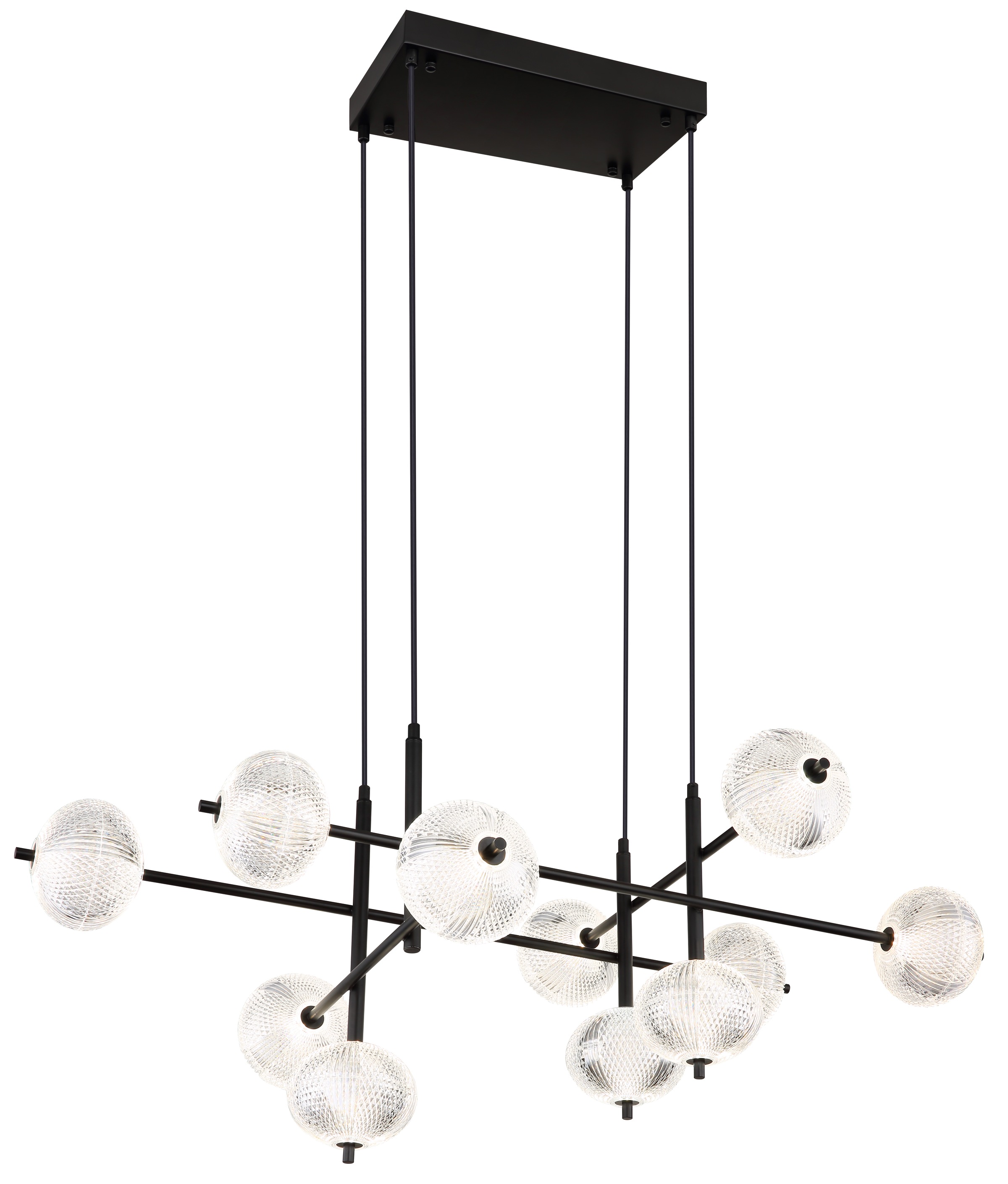 GLOBO LIGHTING Hängeleuchte »AIDA« LED-Modul 1 Stk. Hängelampe Esszimmer-Leuchte Esstischleuchte Wohnzimmer