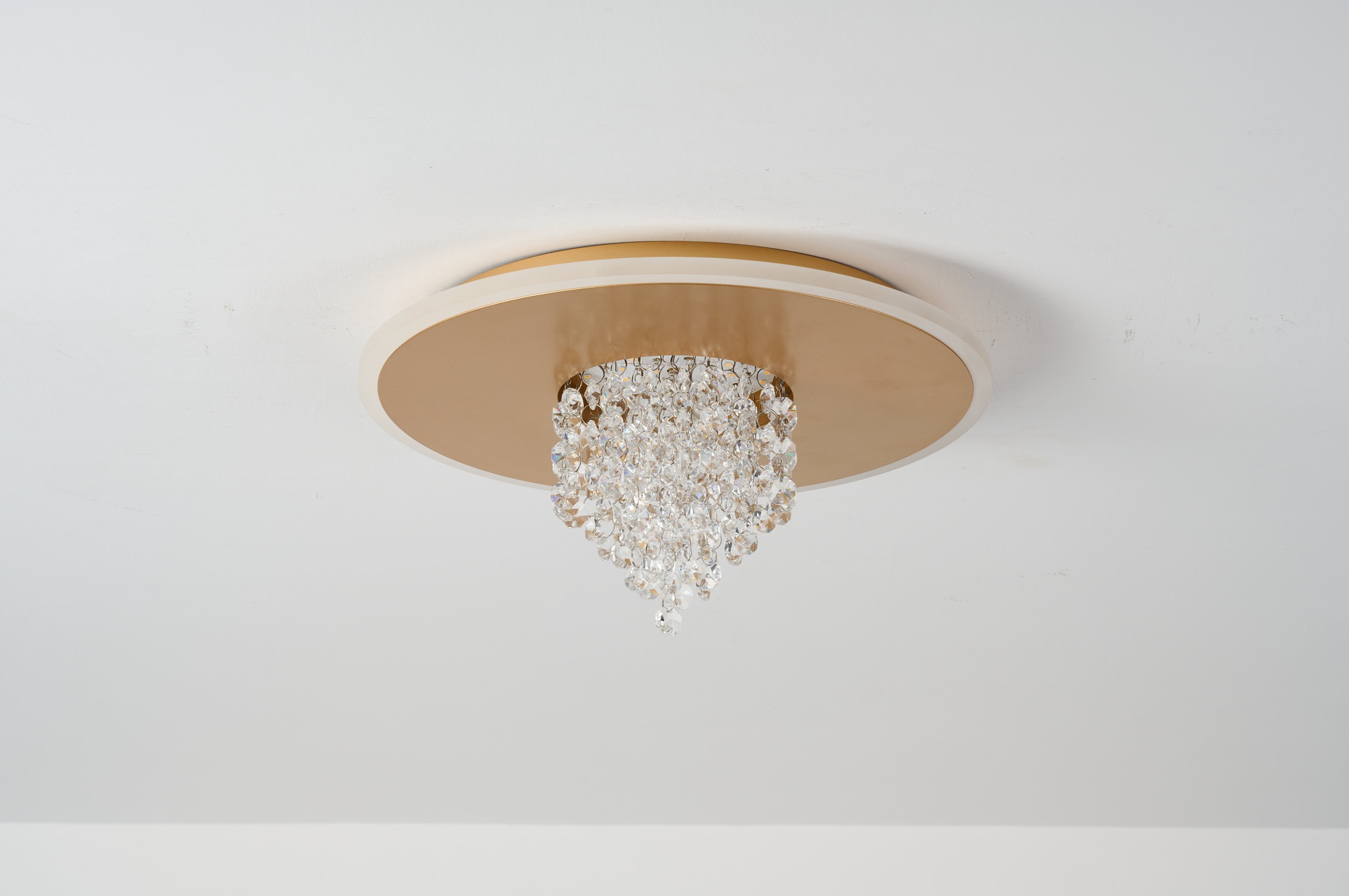 Searchlight LED Deckenleuchte »Deluge-LED-Deckenleuchte, Metall mit Kristallglas« LED-Modul 1 Stk.