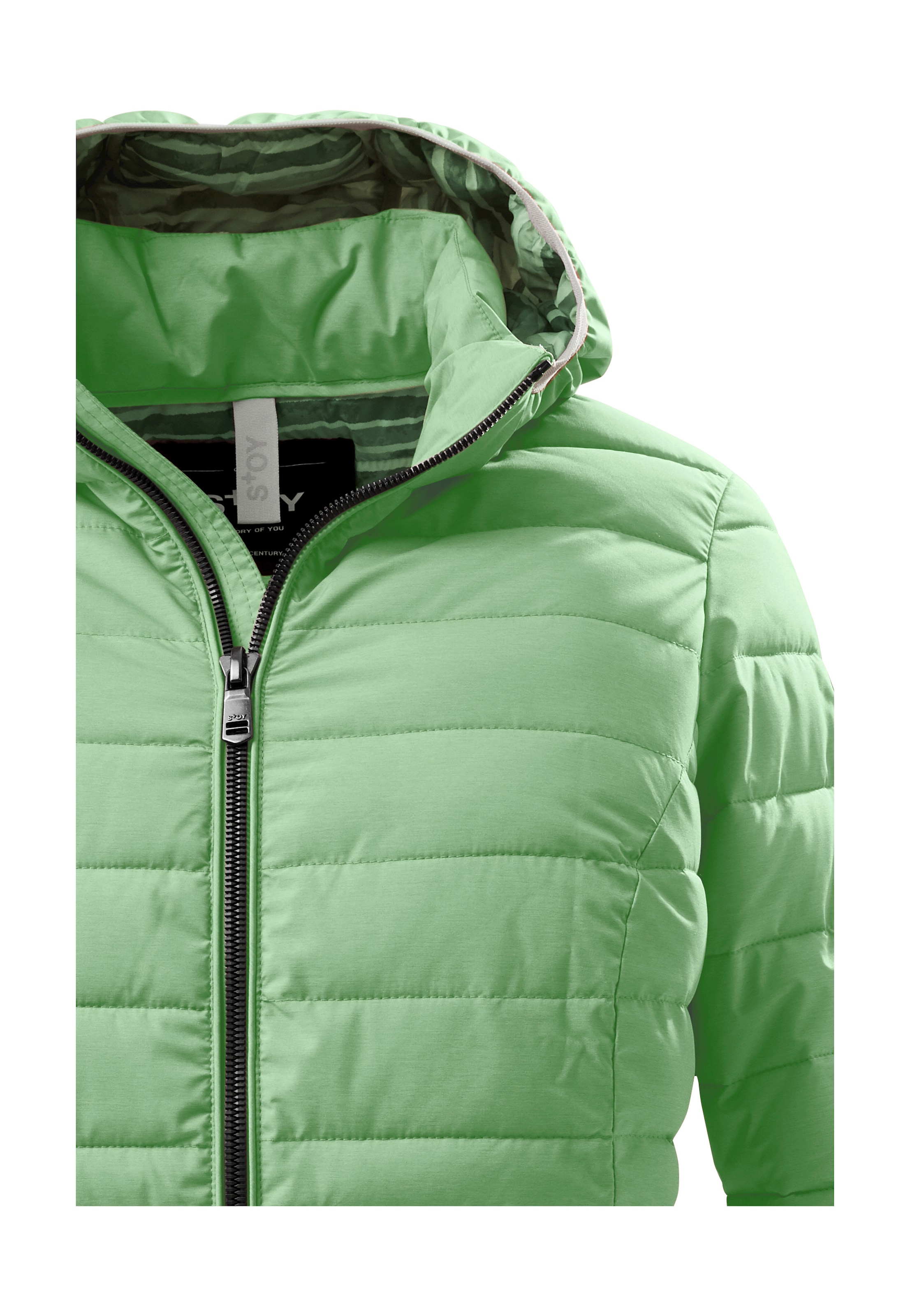 STOY Steppjacke »STS 17 WMN QLTD JCKT«, atmungsaktive Steppjacke mit abnehm. Kapuze in großen Größen