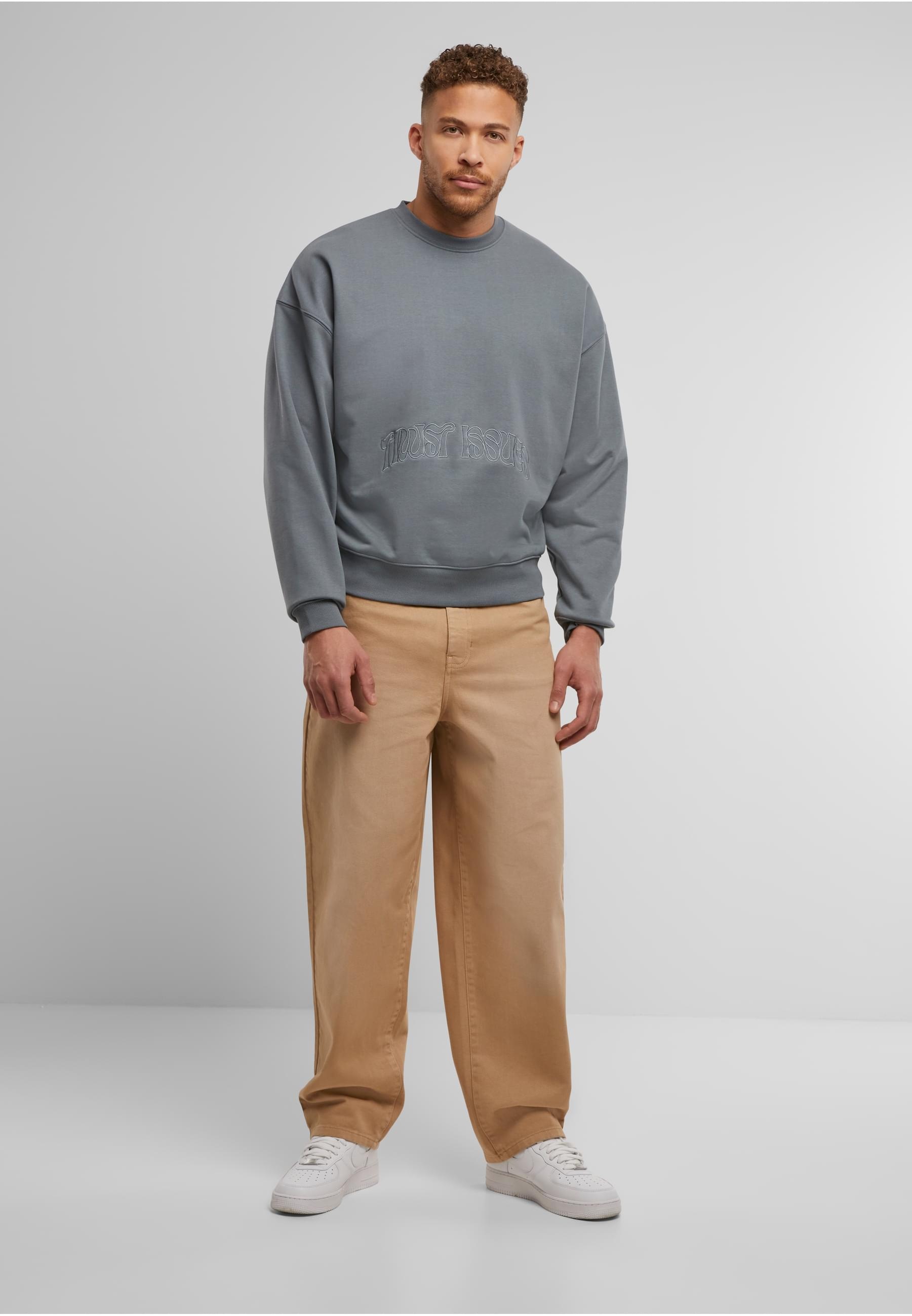 DEF Rundhalspullover »DEF DEF Trust Issues Pullover« 1 Stk. tlg.