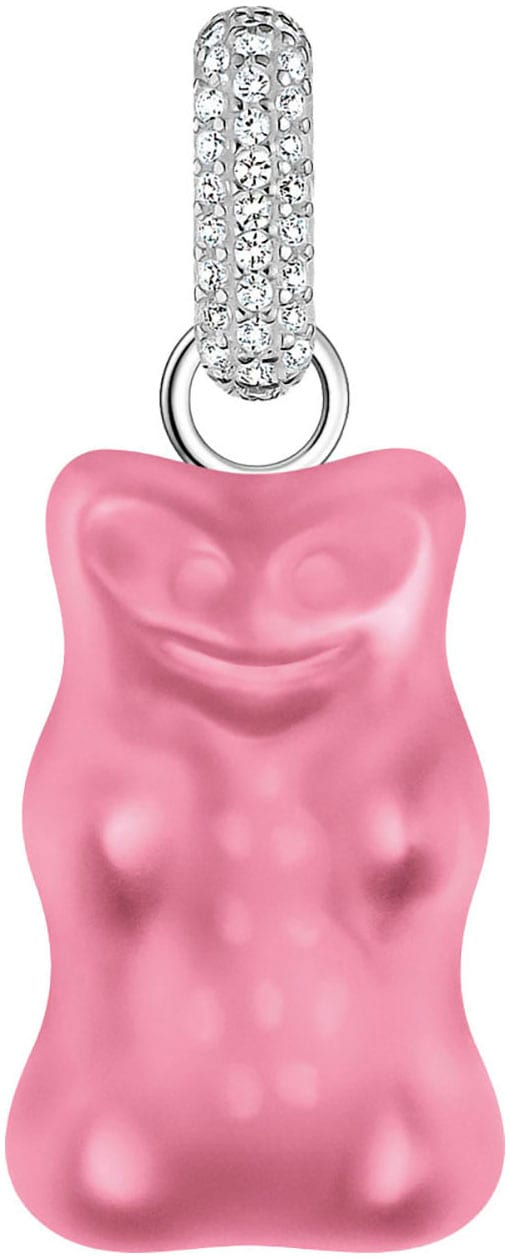 THOMAS SABO Kettenanhänger »THOMAS SABO x HARIBO Schmuck: Großer Anhänger Goldbär«, mit Kristallglas, Zirkonia (synth.)