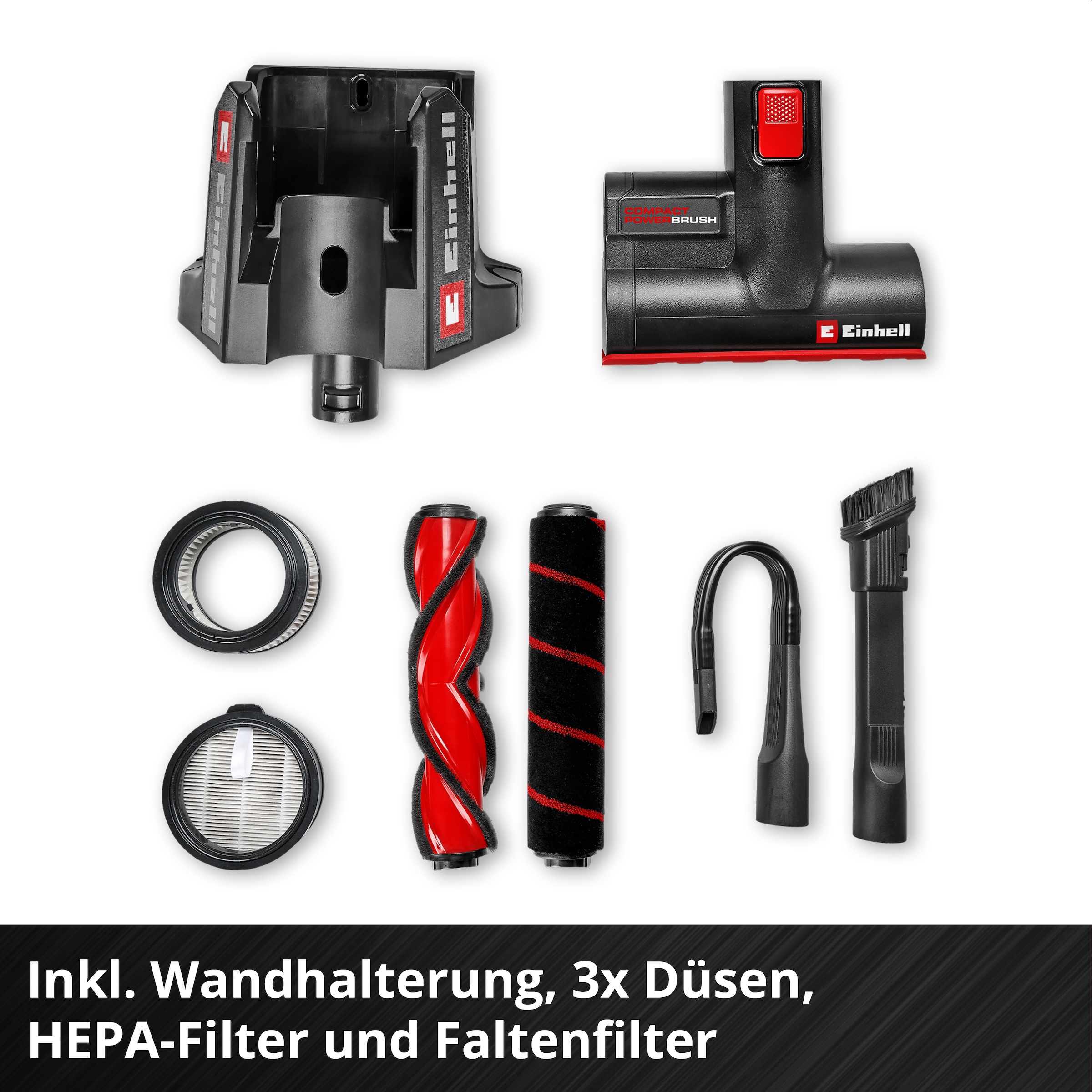 Einhell Akku-Stielstaubsauger »TE-SV 18/270/1 (1x4,0Ah+)« inkl. Akku und Ladegerät