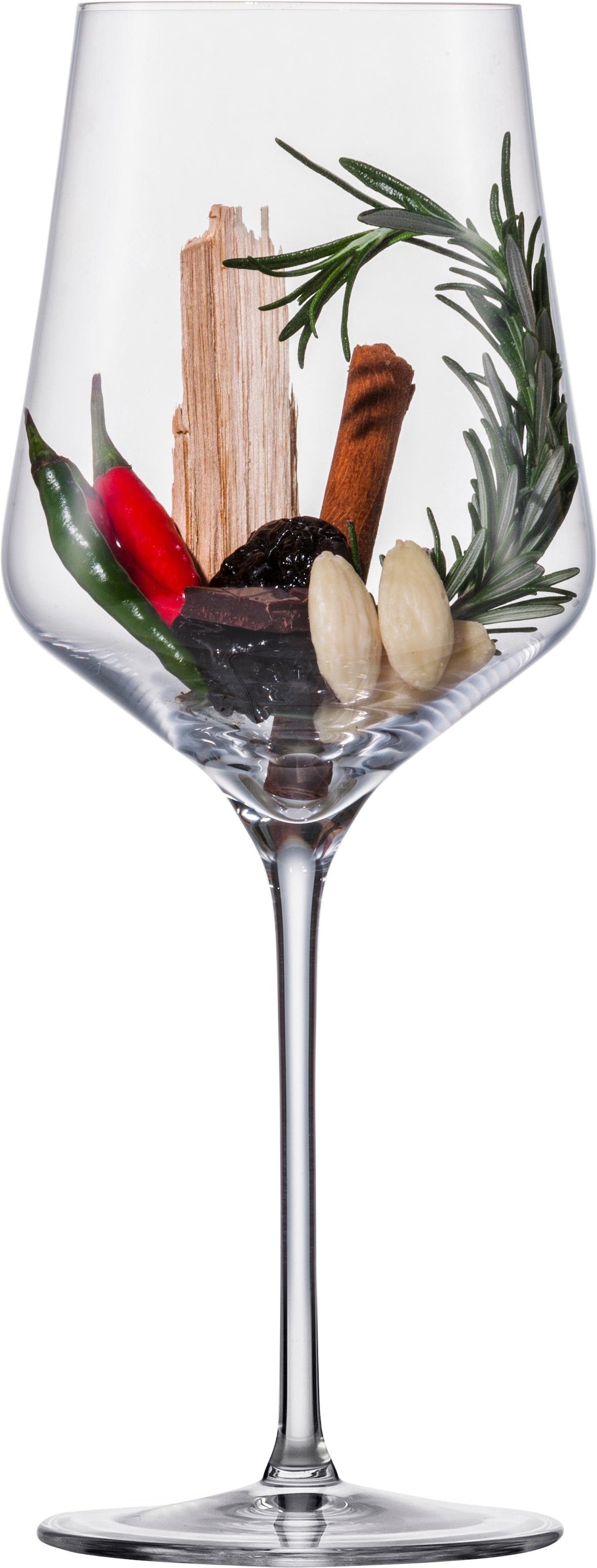 Eisch Germany Rotweinglas »Sky SensisPlus«, (Set, 4 tlg.), (Bordeauxglas), Bleifrei, 620 ml, 4-teilig